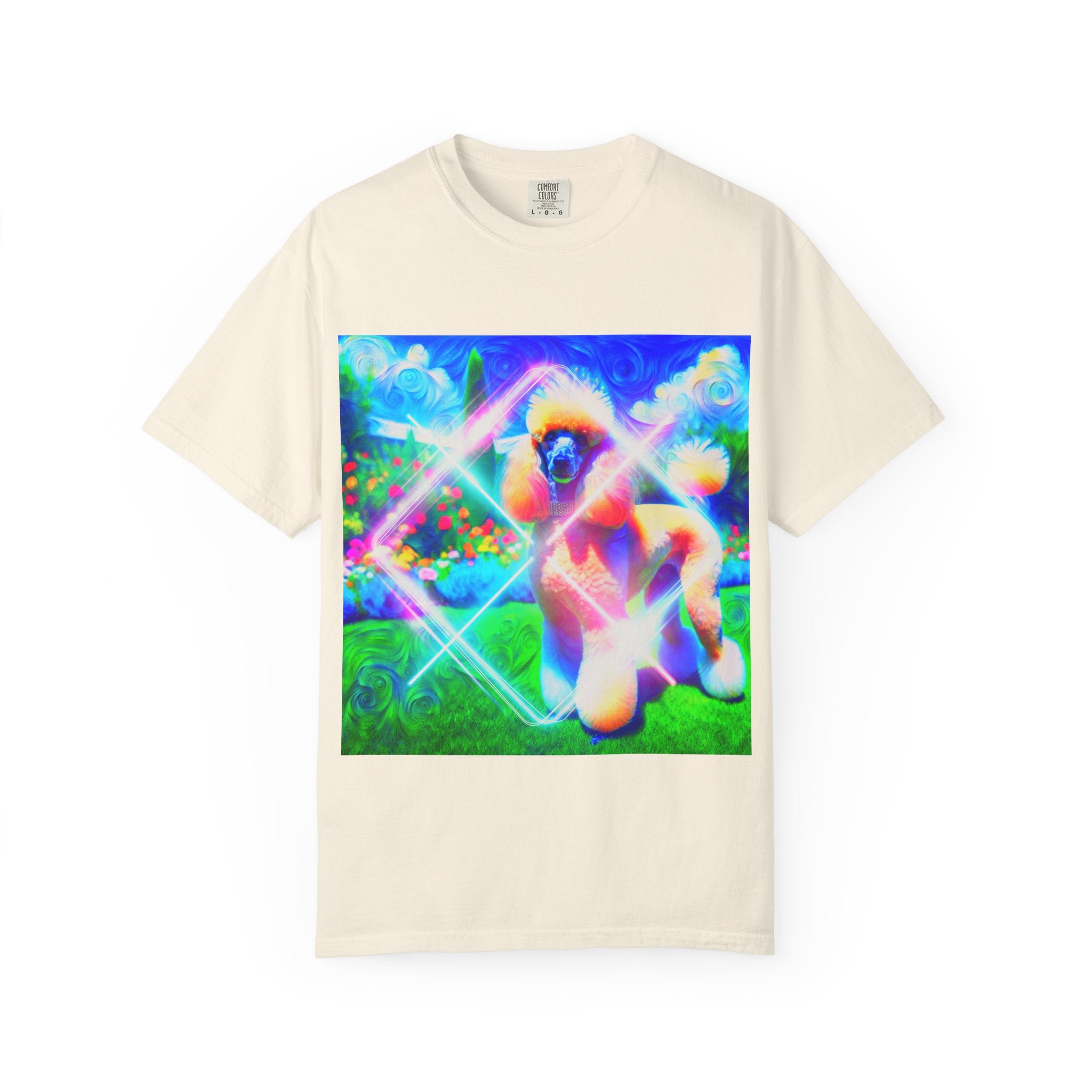 Neon Poodle Men's Garment-Dyed T-shirt Neon poopoooi