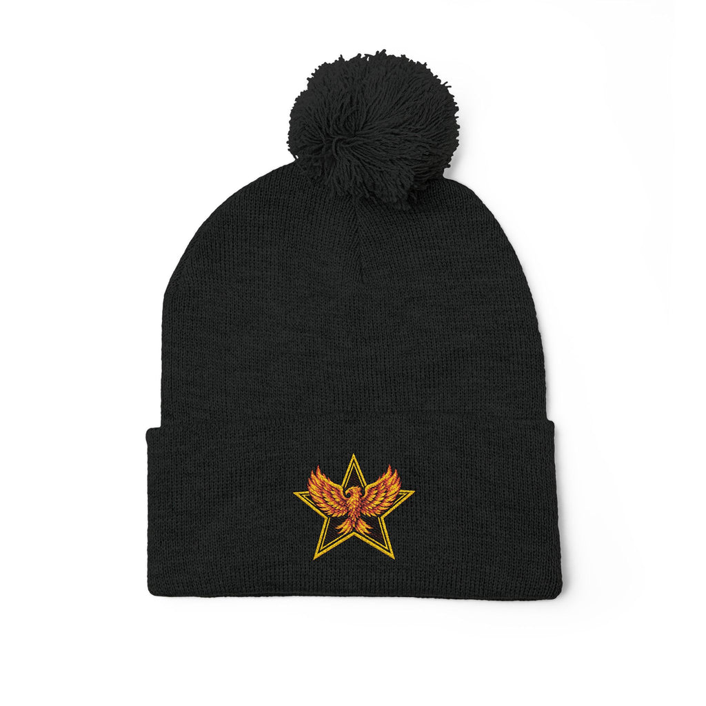 Gold Star Legends Pom-Pom Knit Cap (Embroidery)