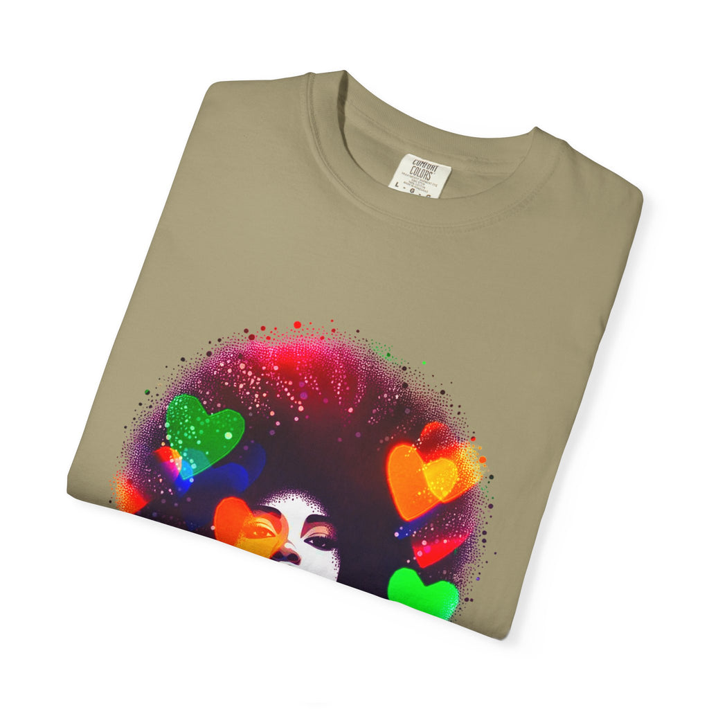 Afrocentric Women Men's Garment-Dyed T-shirt