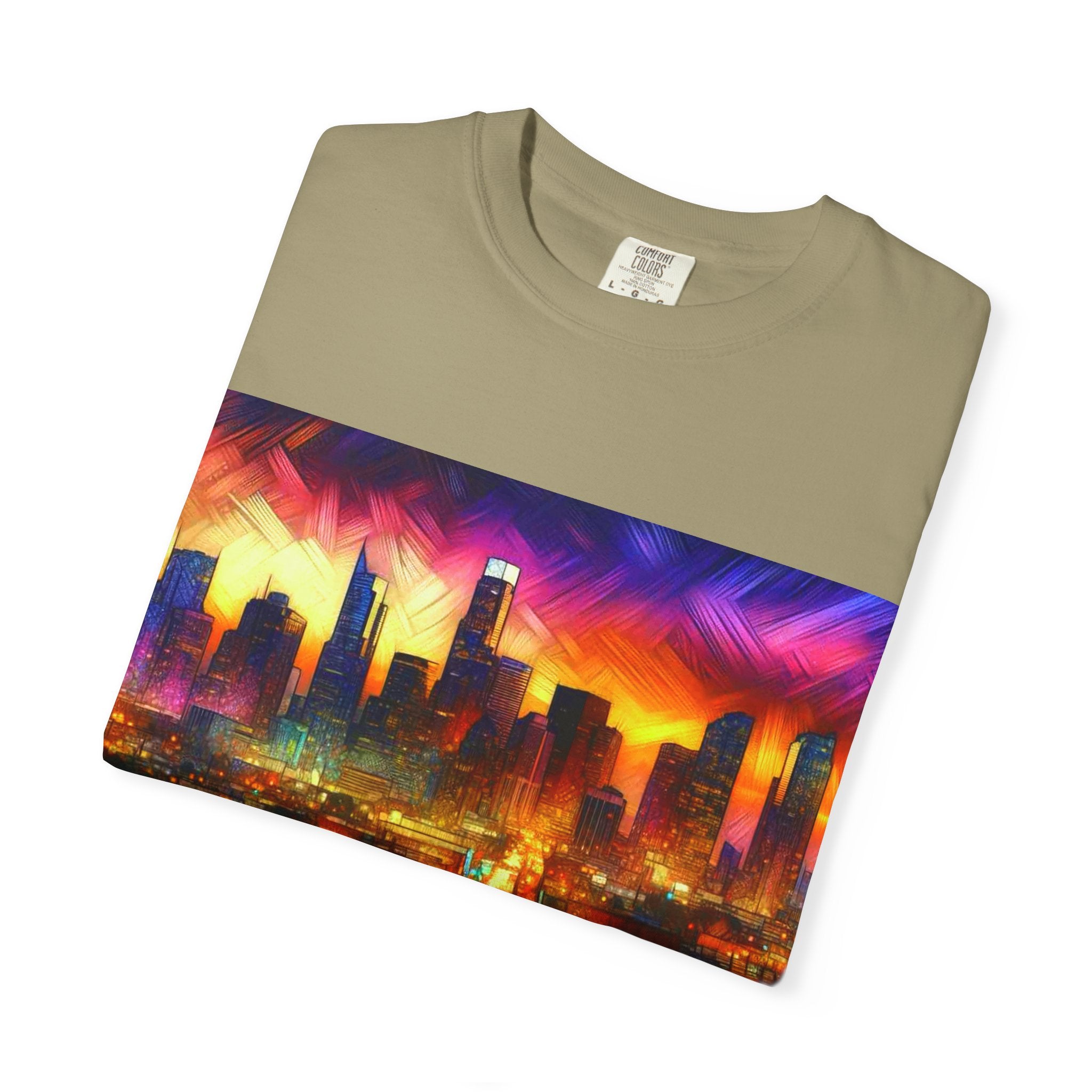 Artsy City Men's Garment-Dyed T-shirt