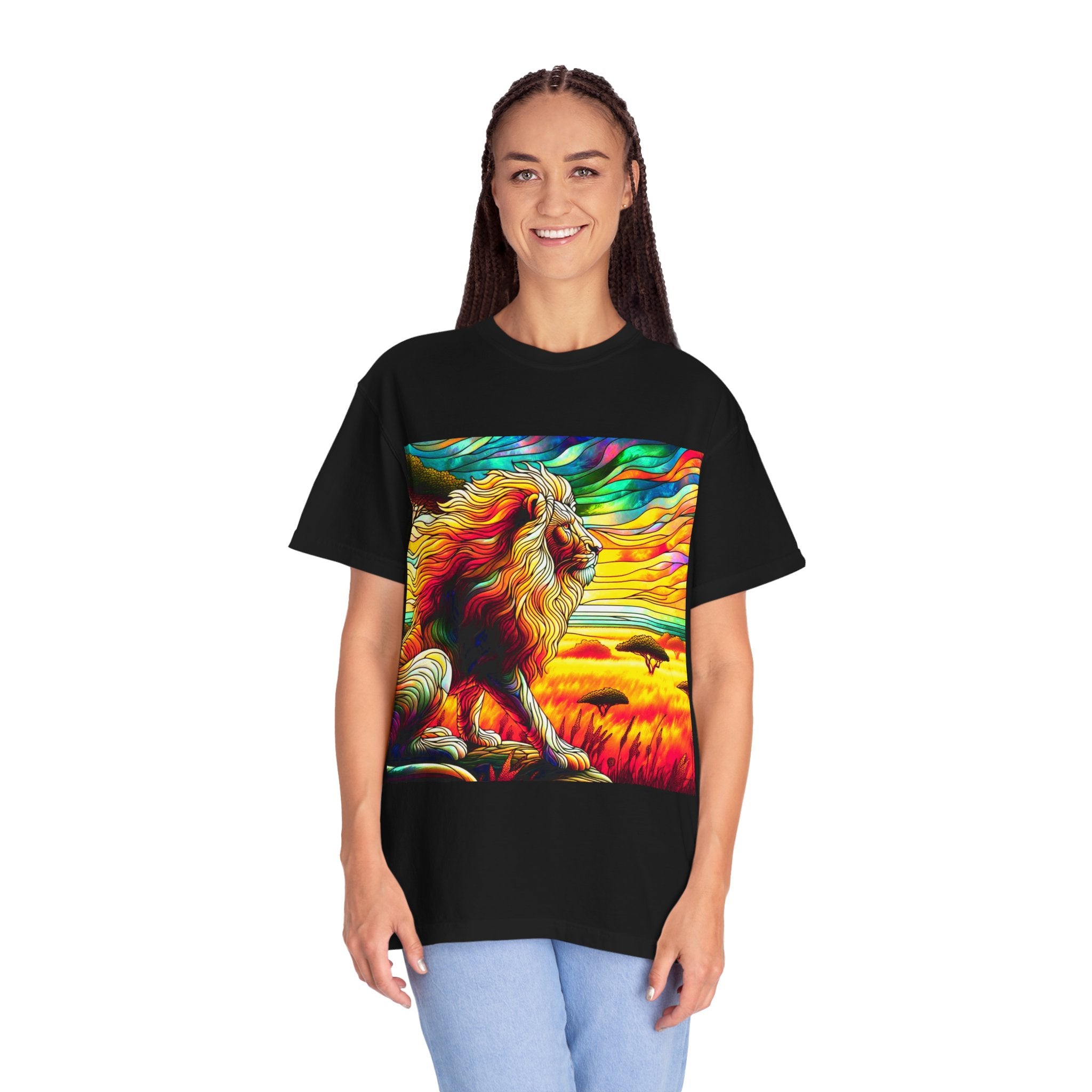 Lion Men's Garment-Dyed T-shirt