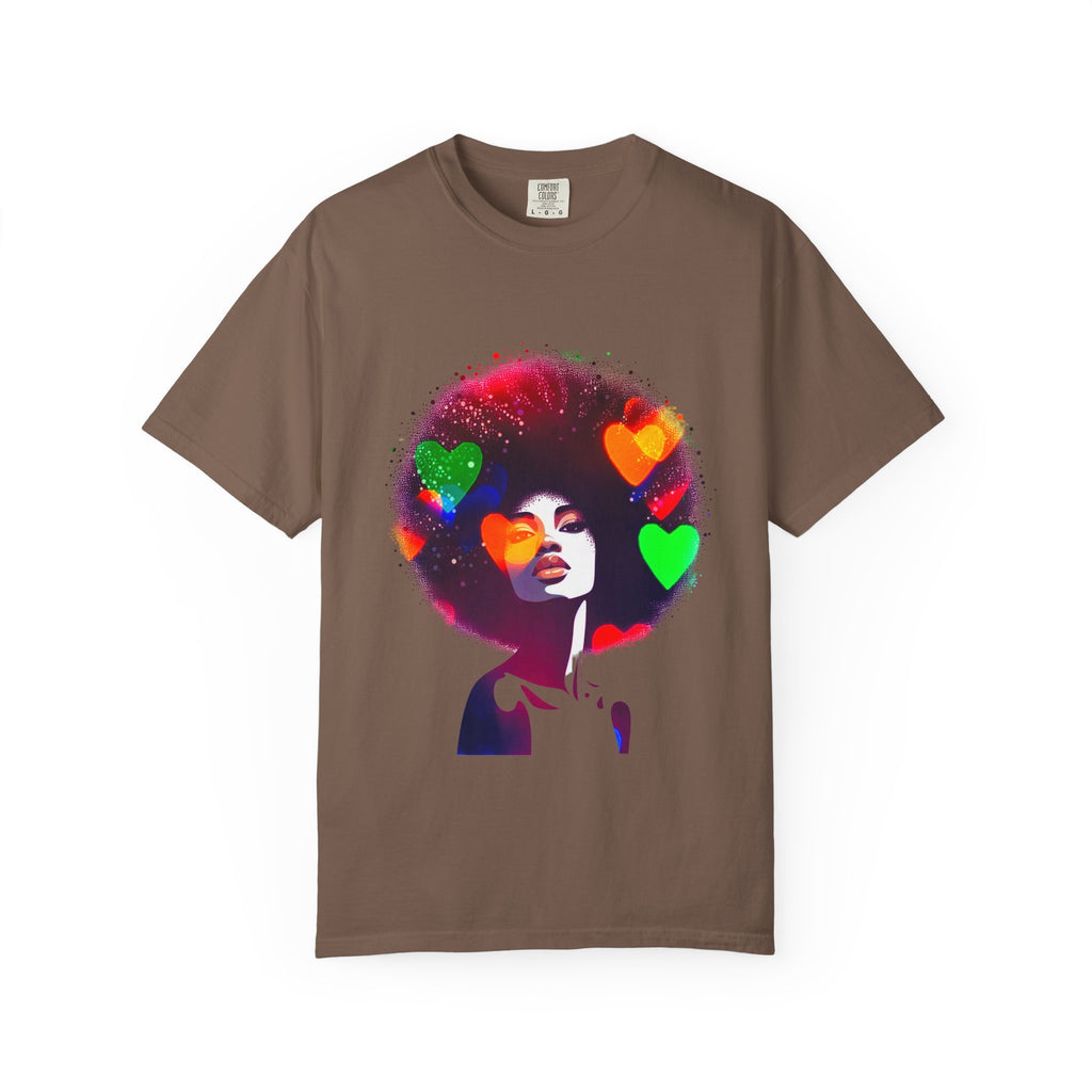 Afrocentric Women Men's Garment-Dyed T-shirt