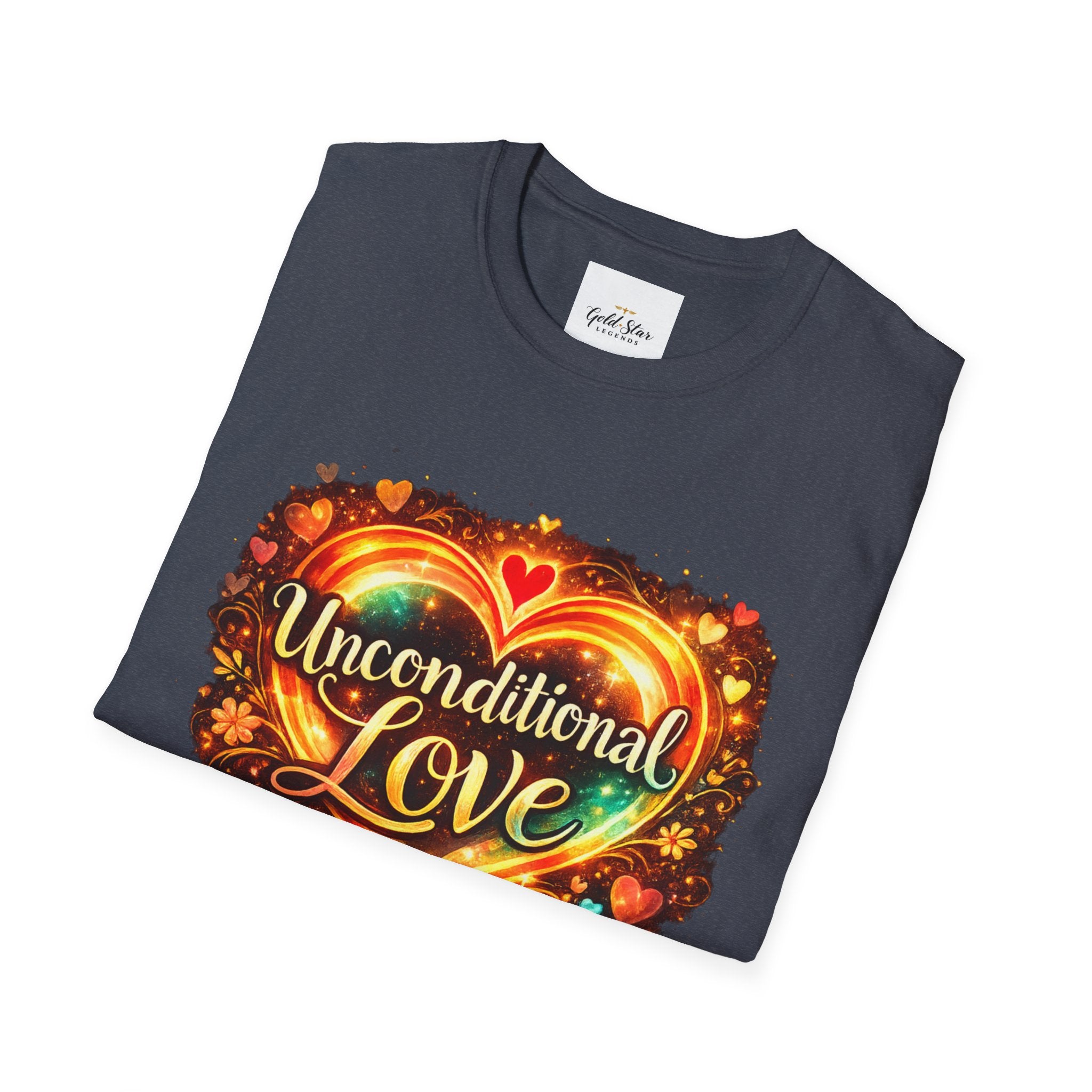 Unconditional Love Women’s T-Shirt — Inspirational Graphic Tee with 'Unconditional love'