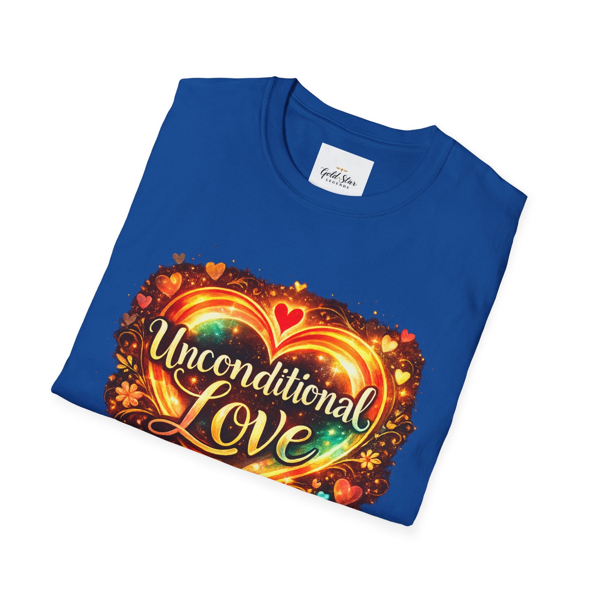 Unconditional Love Women’s T-Shirt — Inspirational Graphic Tee with 'Unconditional love'