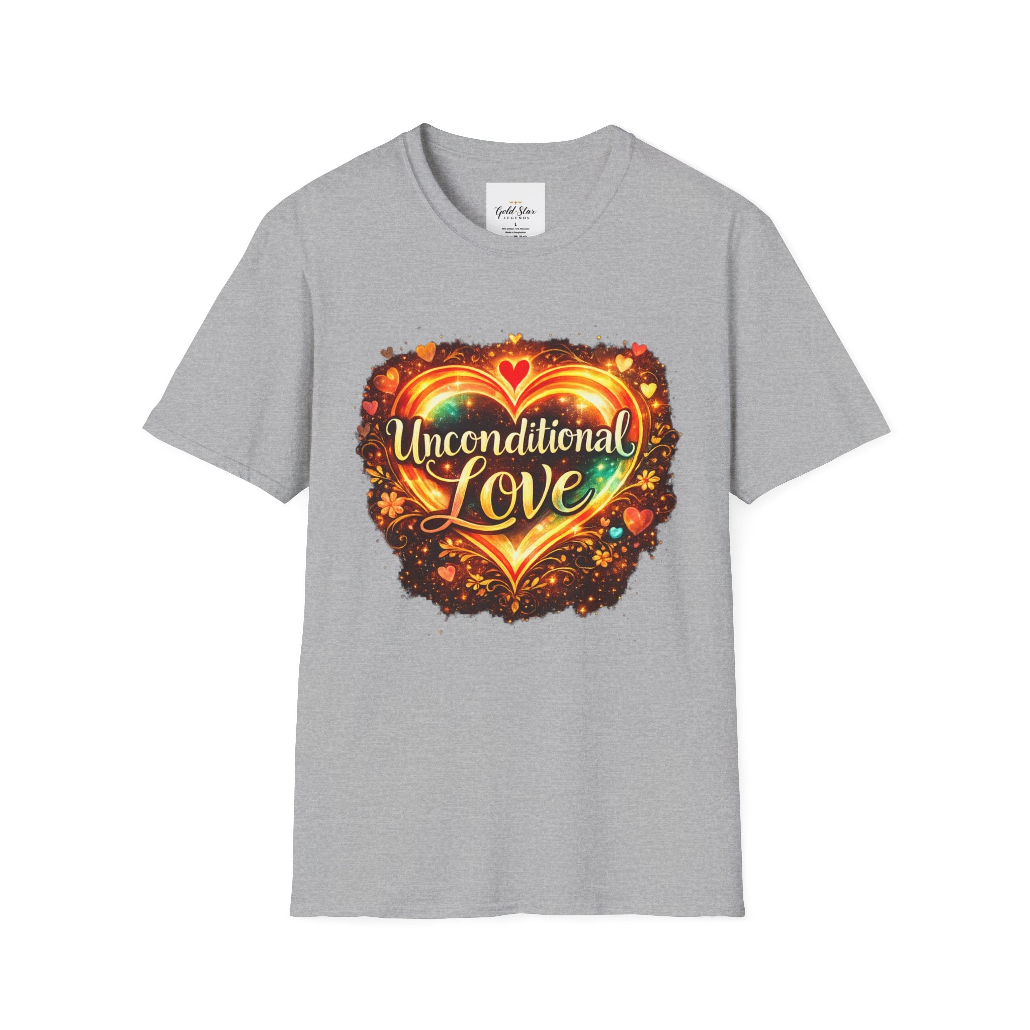Unconditional Love Women’s T-Shirt — Inspirational Graphic Tee with 'Unconditional love'