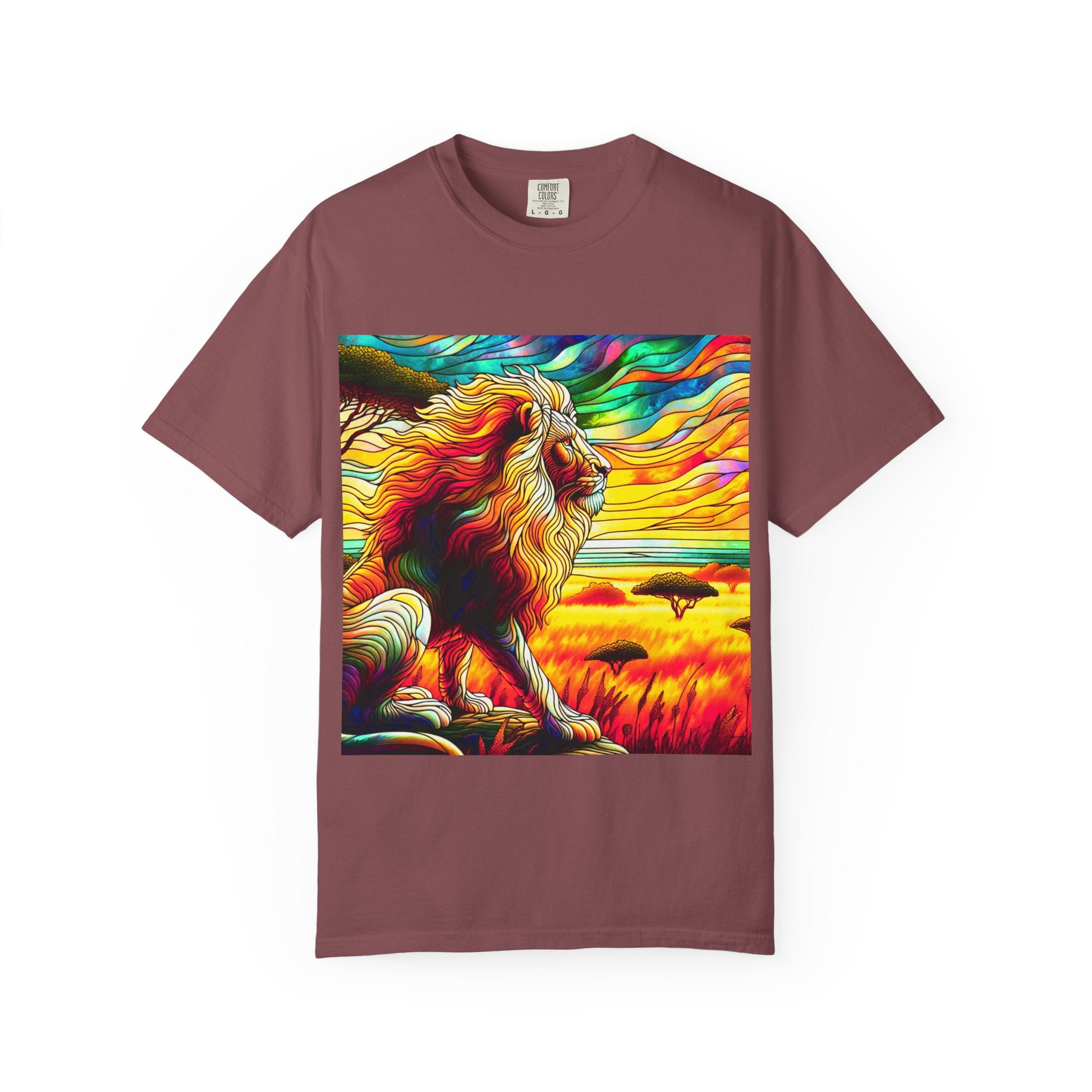 Lion Men's Garment-Dyed T-shirt