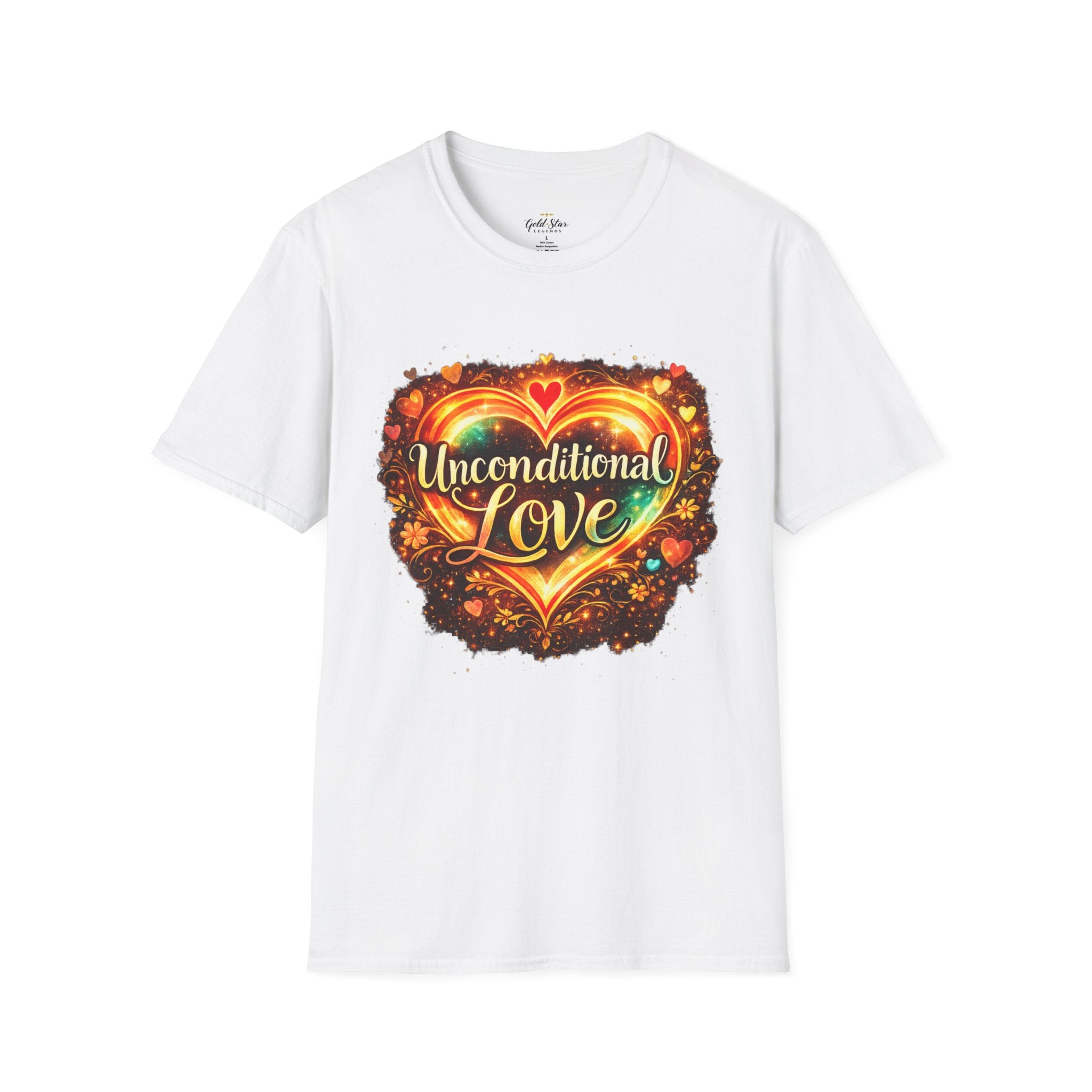 Unconditional Love Women’s T-Shirt — Inspirational Graphic Tee with 'Unconditional love'