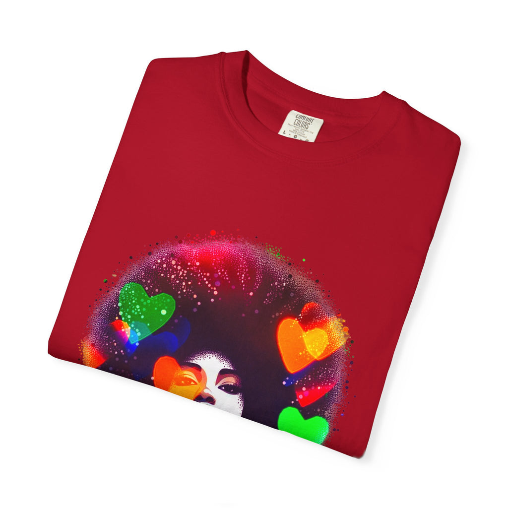 Afrocentric Women Men's Garment-Dyed T-shirt