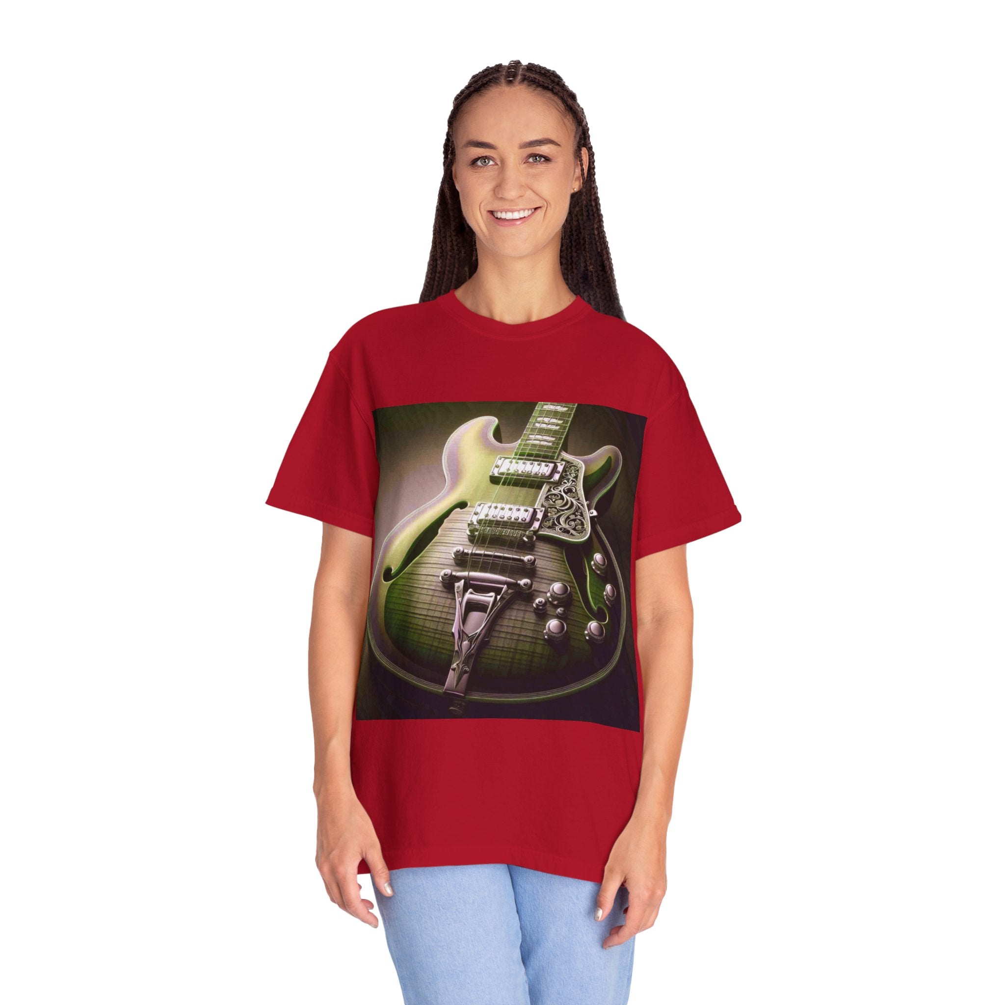 Guitar Men's Garment-Dyed T-shirt