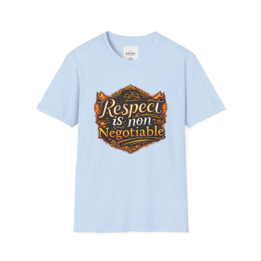 Women’s Softstyle T-Shirt Restpect is Non negotiable