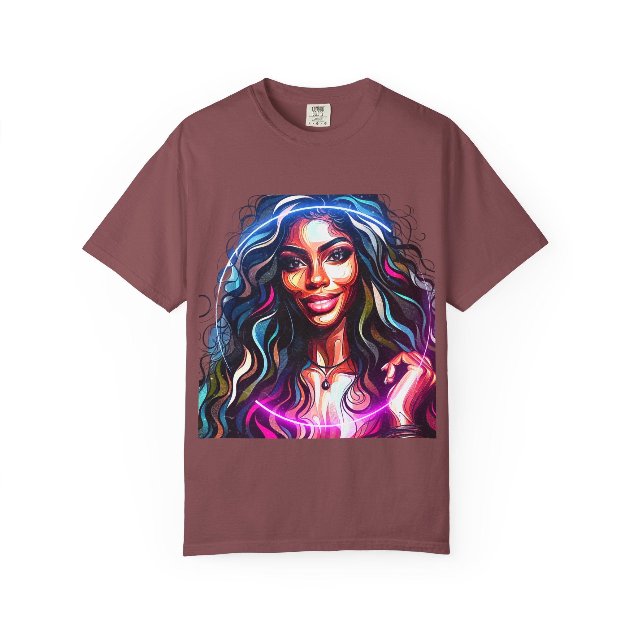 Beautiful Woman Men's Garment-Dyed T-shirt