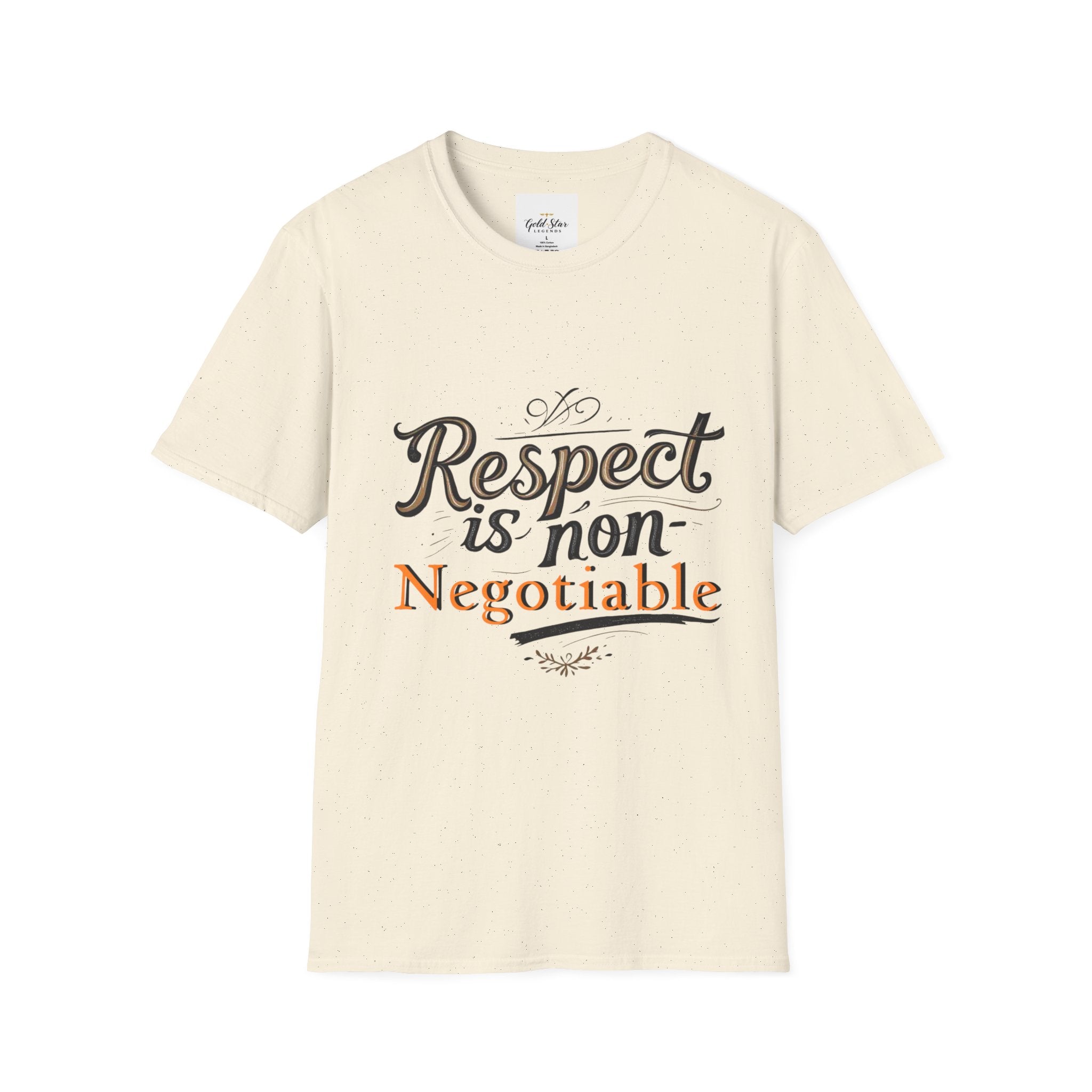Respect Is Non-Negotiable Women's Soft Style T-Shirt