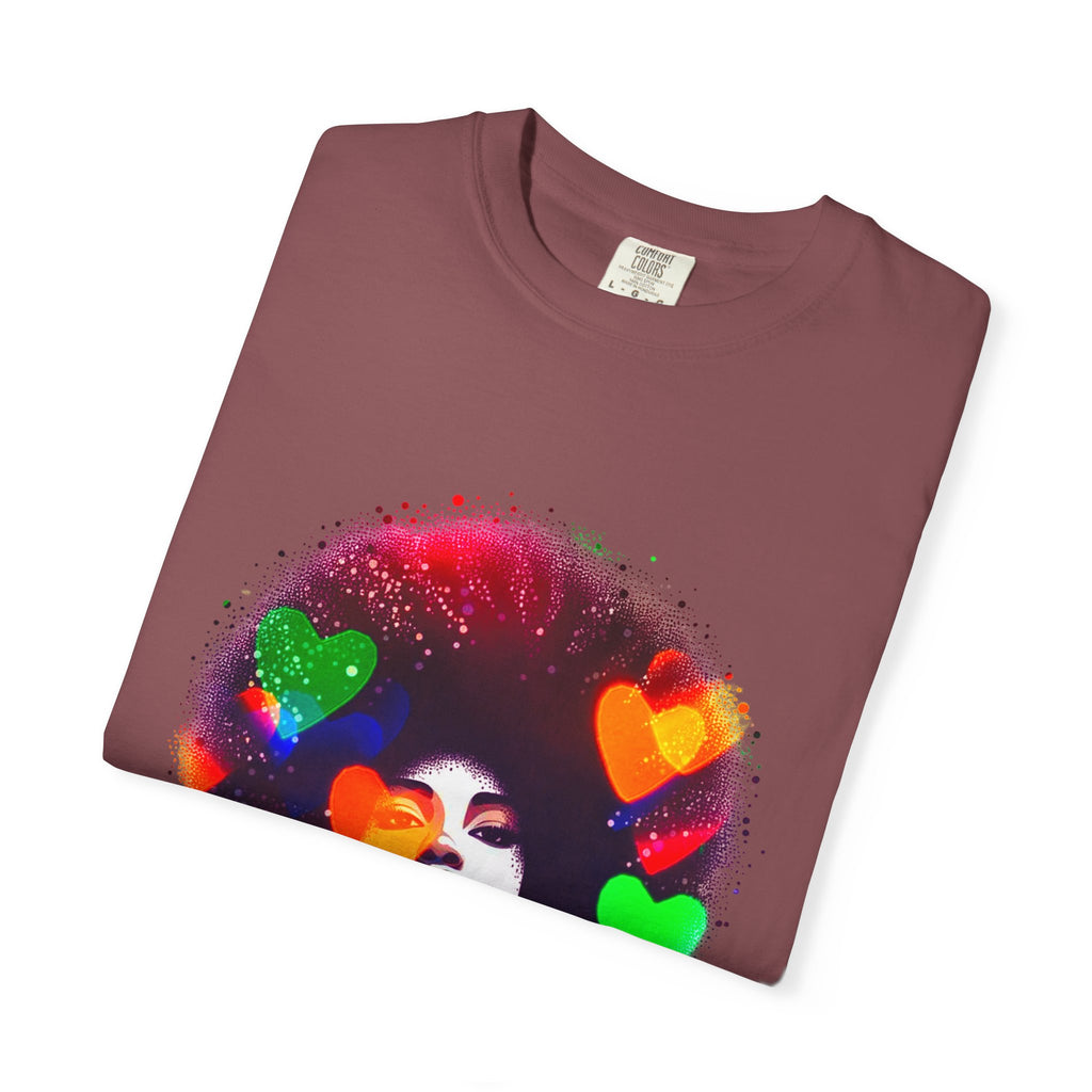 Afrocentric Women Men's Garment-Dyed T-shirt