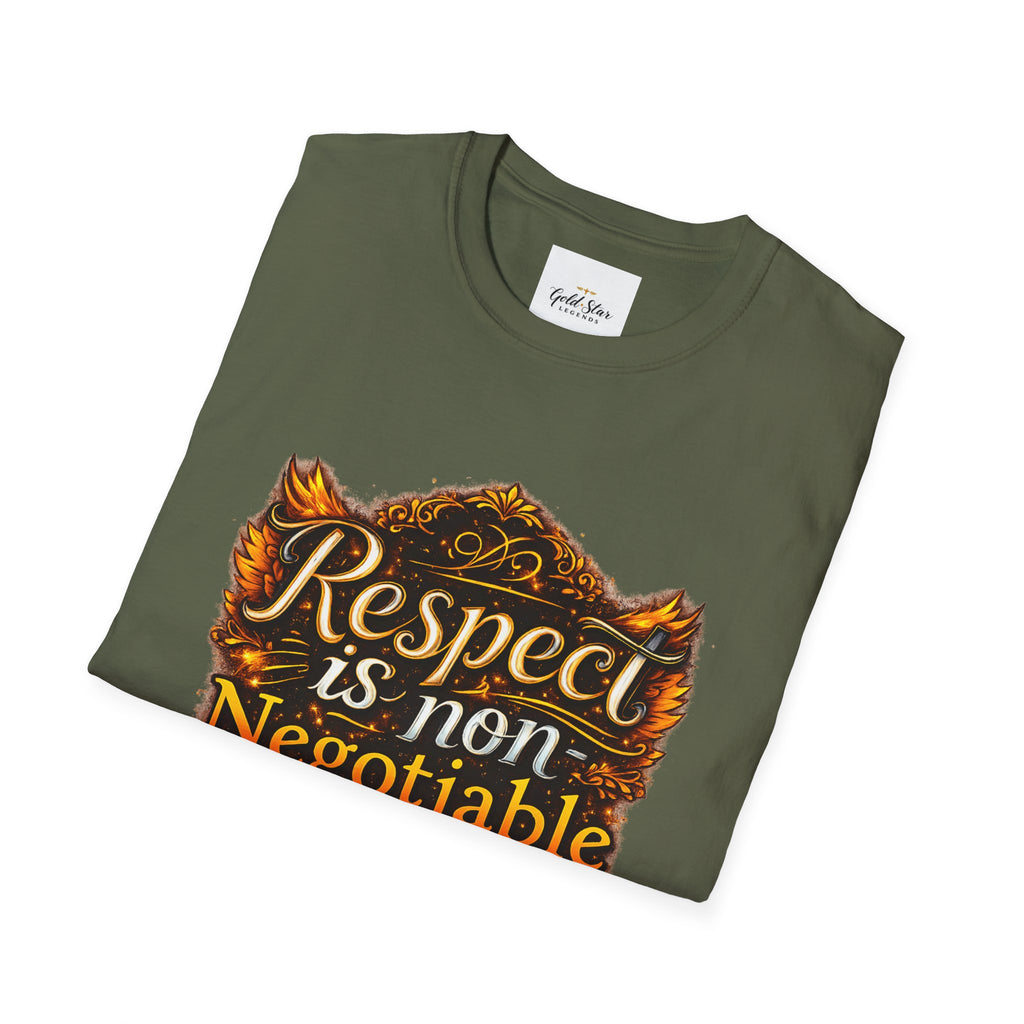 Women’s Softstyle T-Shirt Restpect is Non negotiable