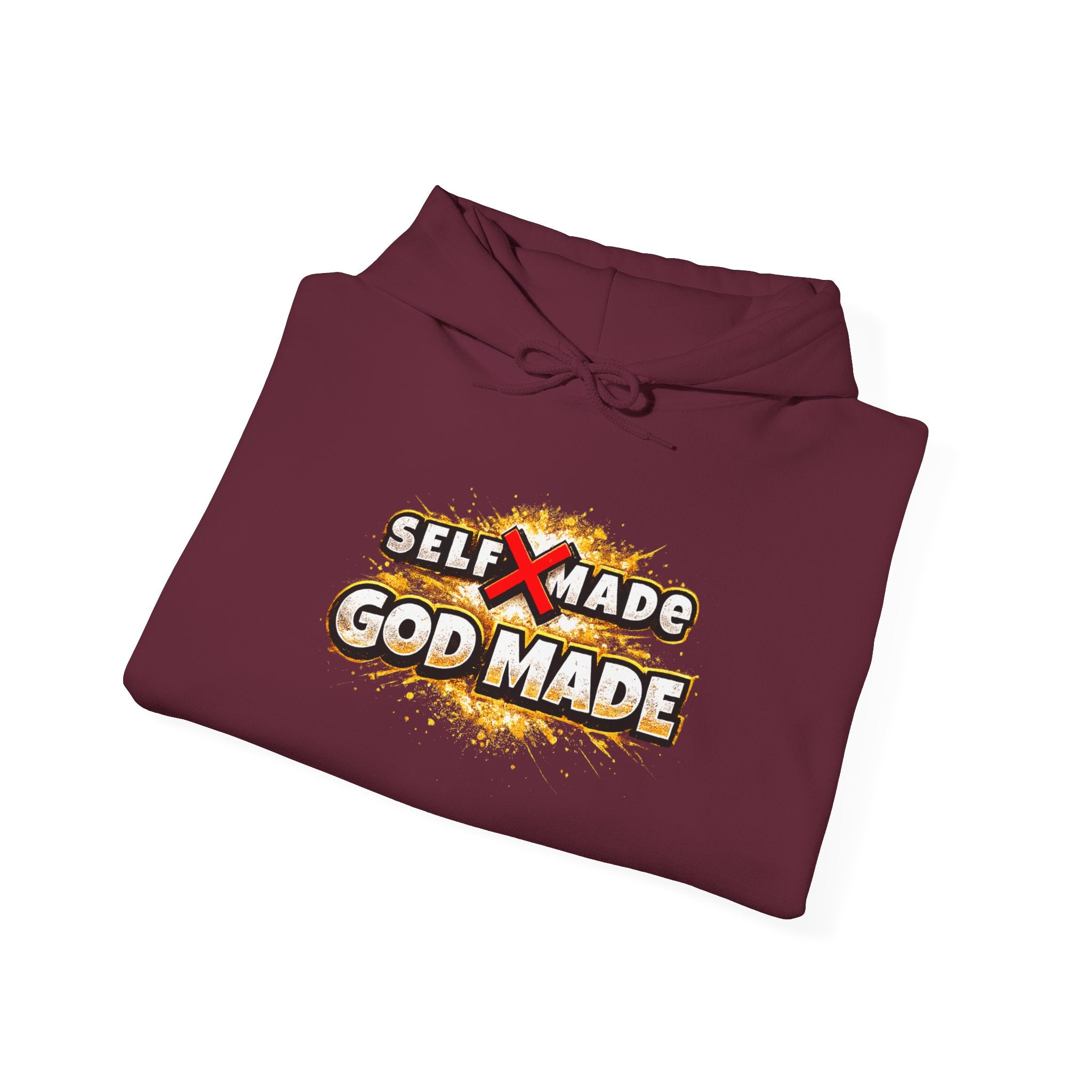 Self Made/God Made Woman’s Heavy Blend™ Hooded Sweatshirt