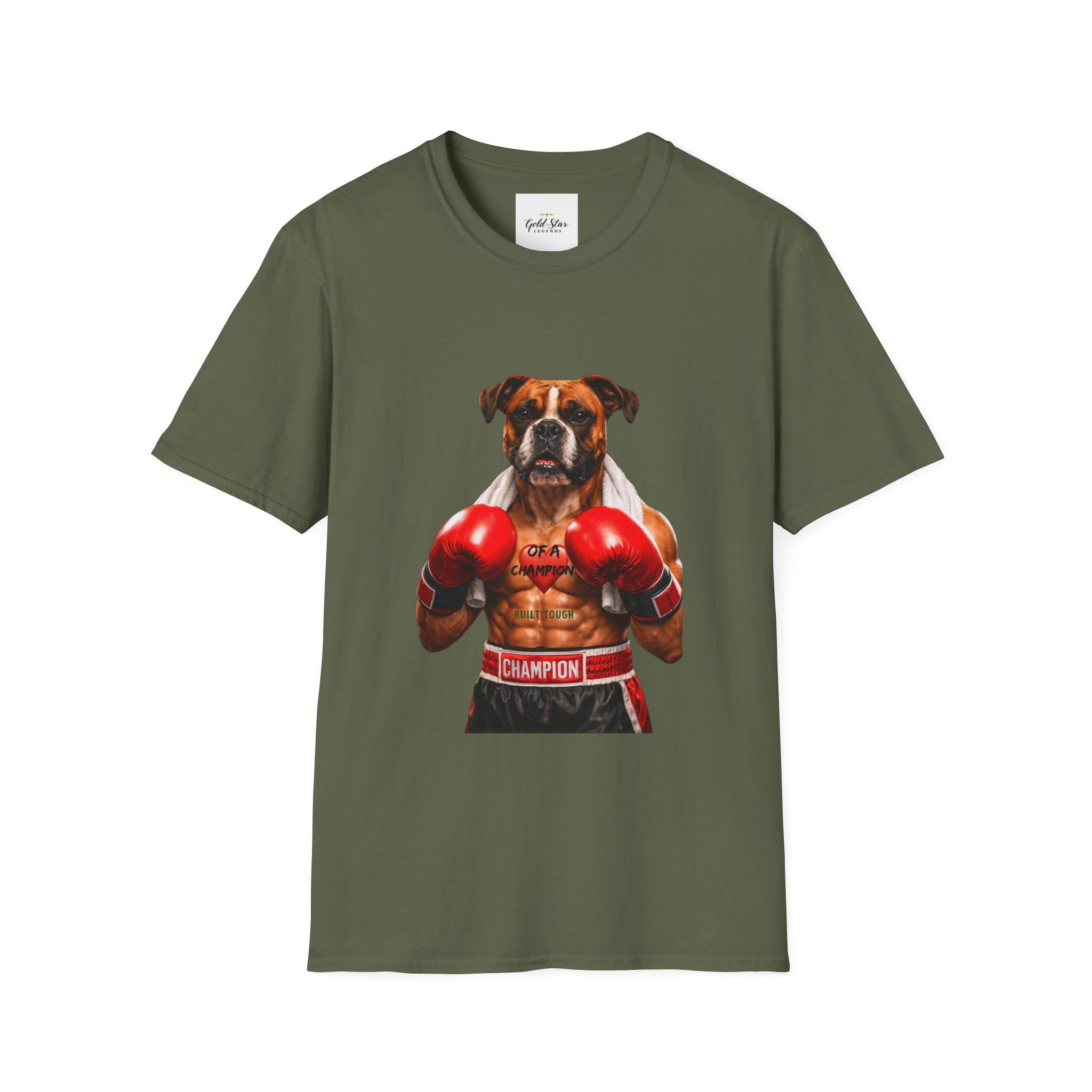 Women’s Boxing dog Softstyle T-Shirt
