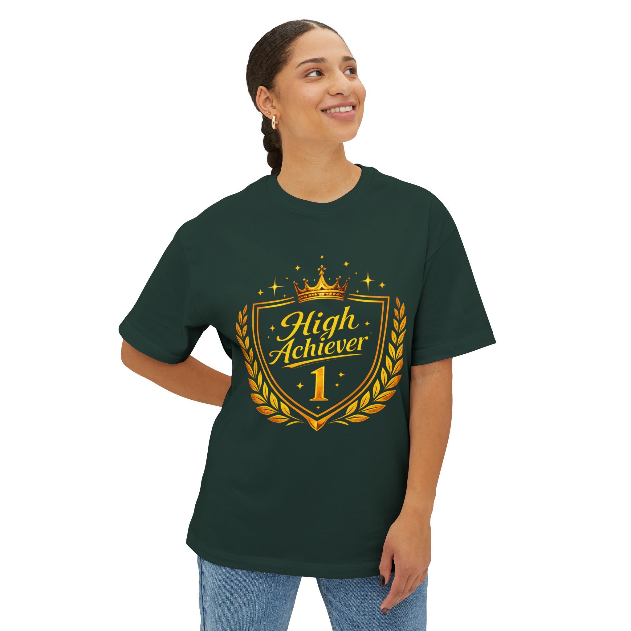 High Achiever Women’s Oversized Boxy Tee