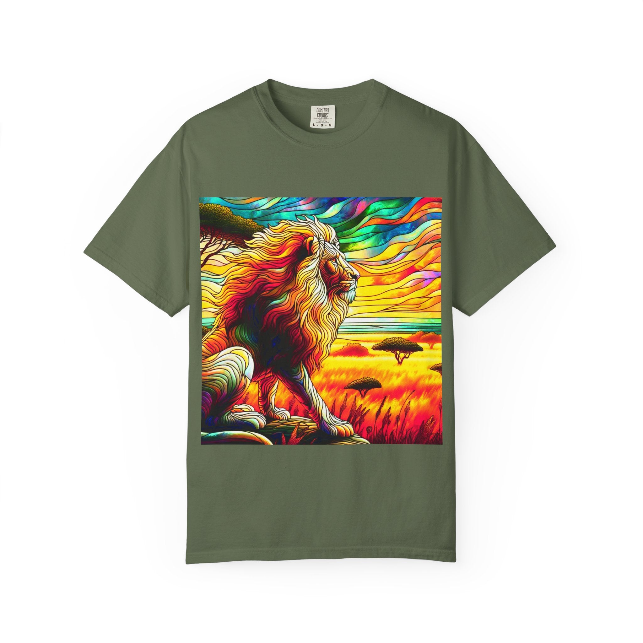 Lion Men's Garment-Dyed T-shirt