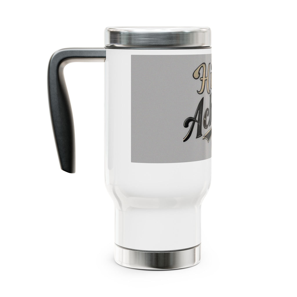 Stainless Steel Travel Mug with Handle, 14oz