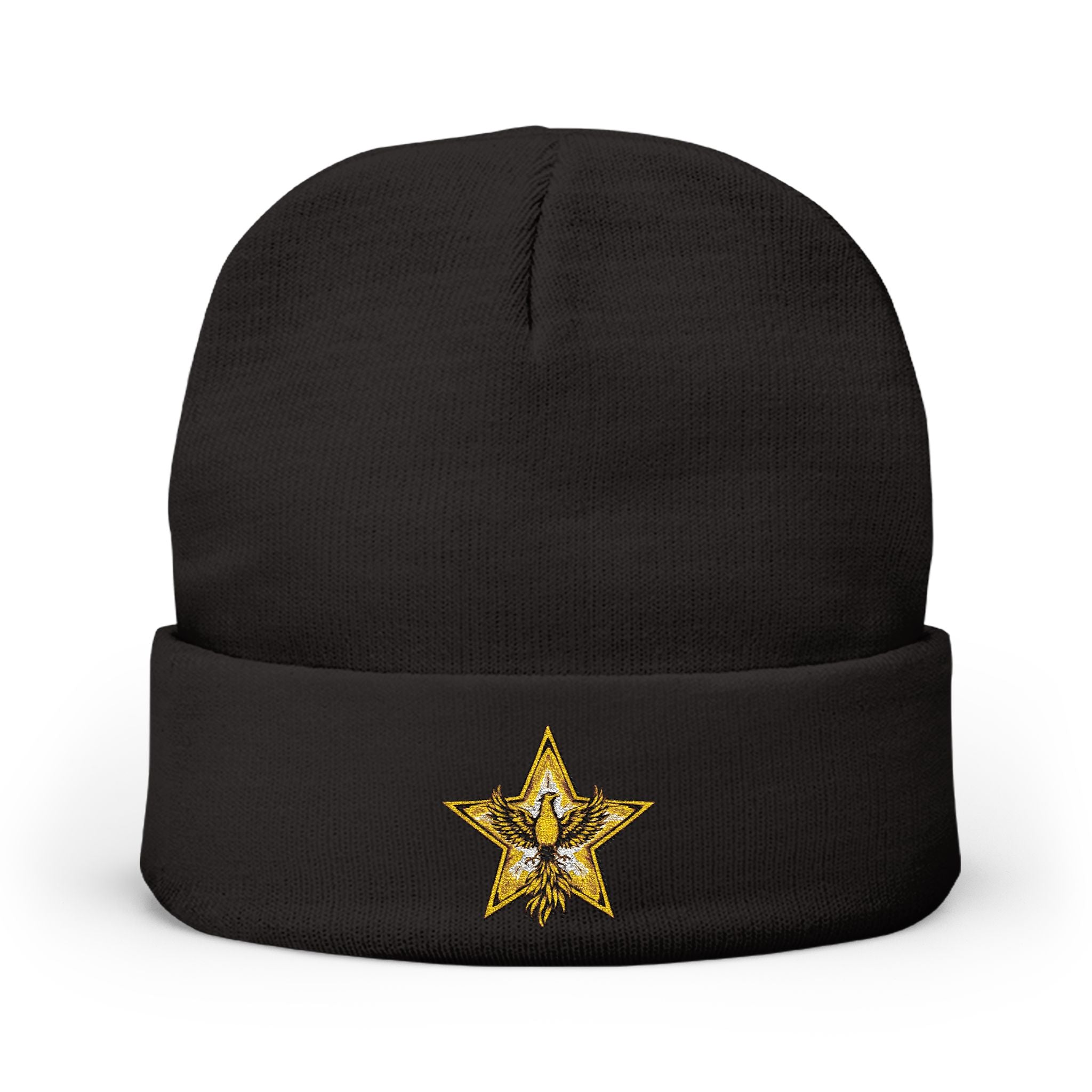 Gold Star Legends Knit Beanie (Embroidery)