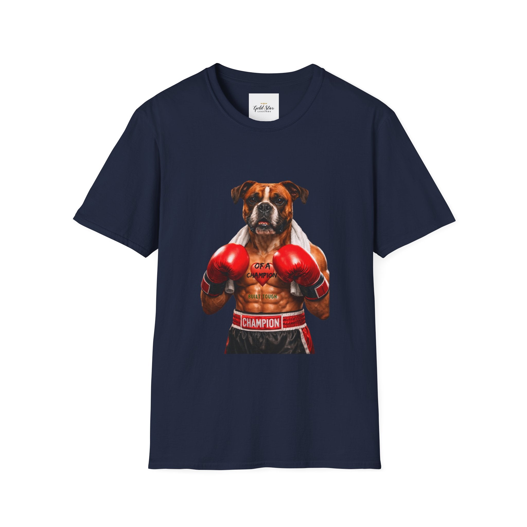 Men’s boxing dog Softstyle T-Shirt