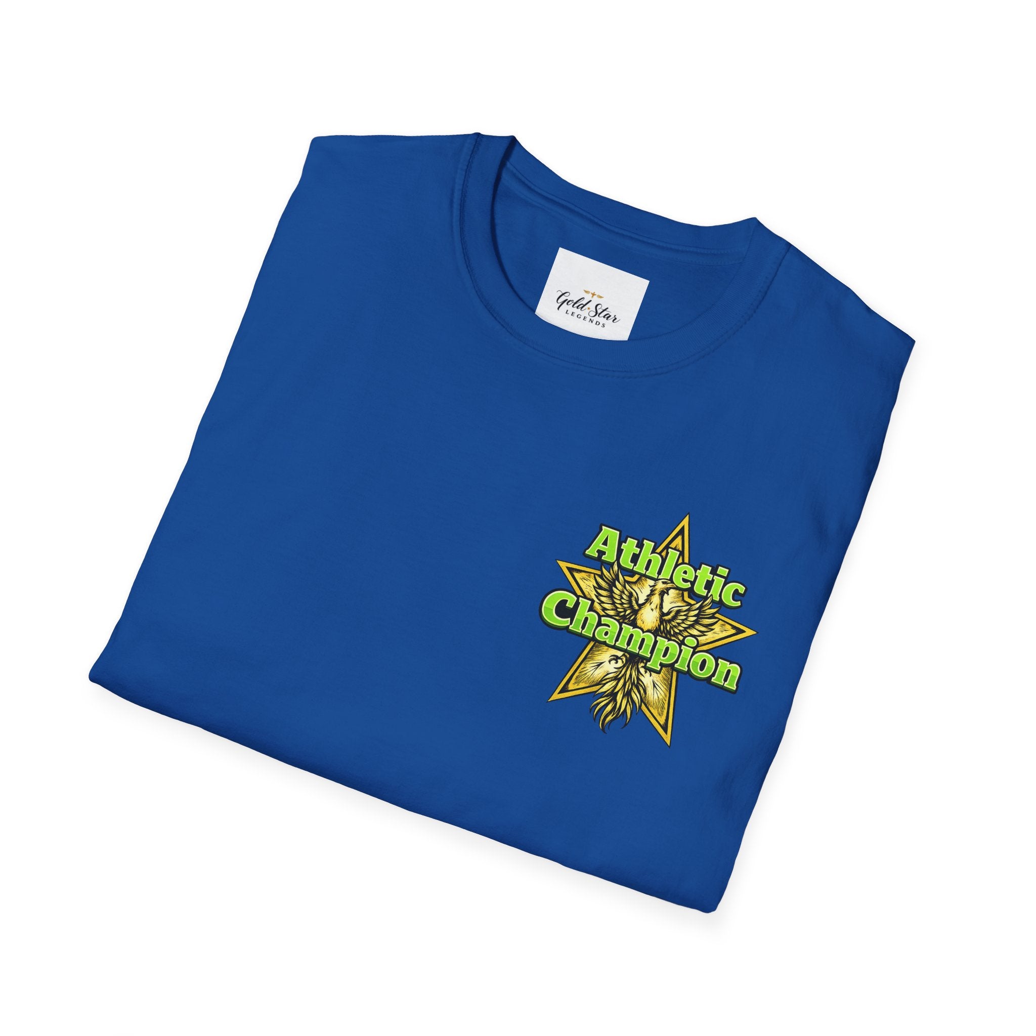 Men’s left chest GSL( Athletic Champion) Soft style T-Shirt