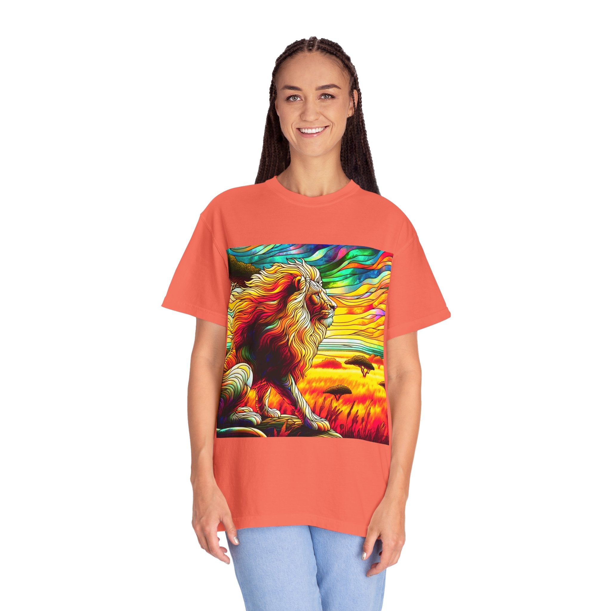 Lion Men's Garment-Dyed T-shirt