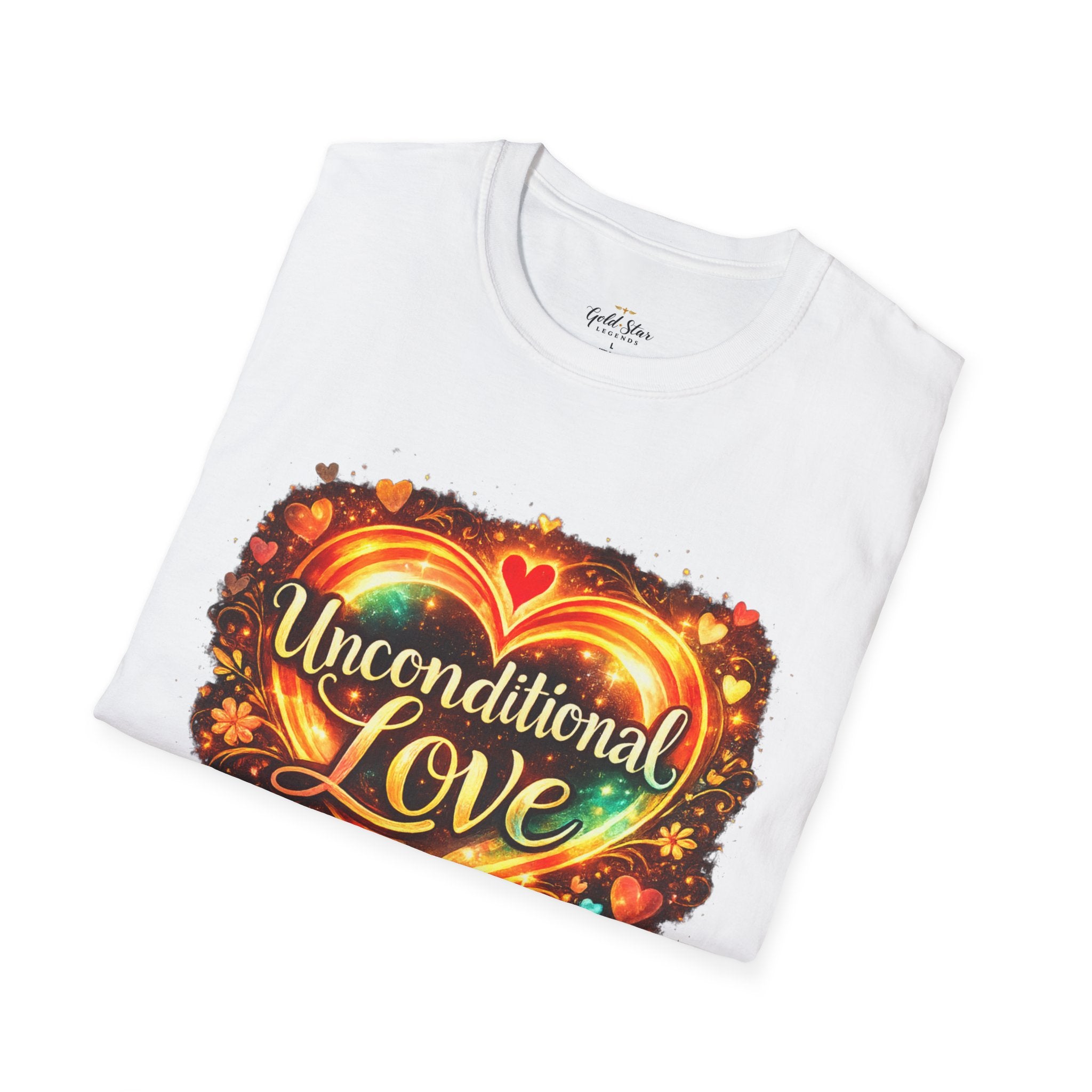 Unconditional Love Women’s T-Shirt — Inspirational Graphic Tee with 'Unconditional love'