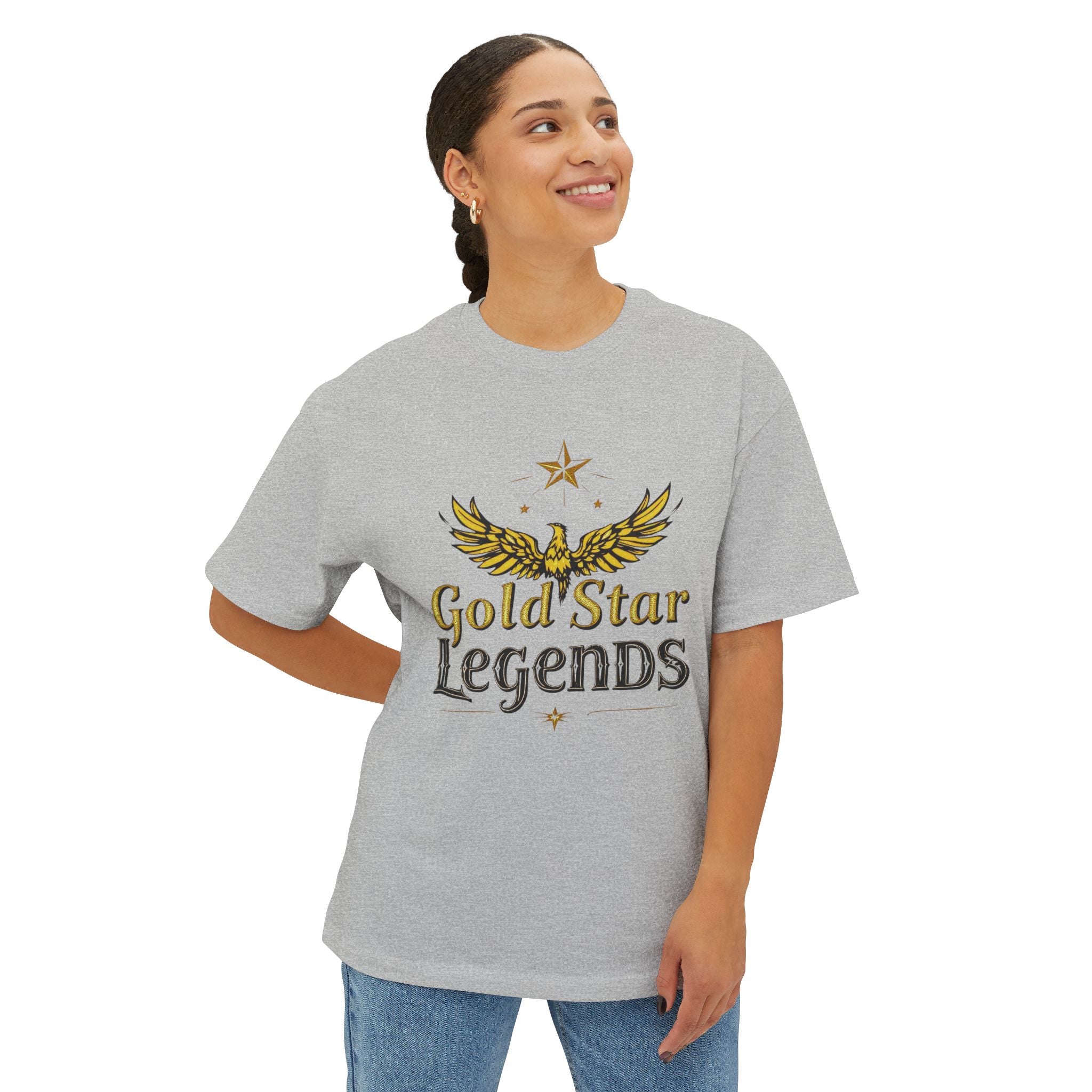 Gold Star Legends Women’s Oversized Boxy Tee