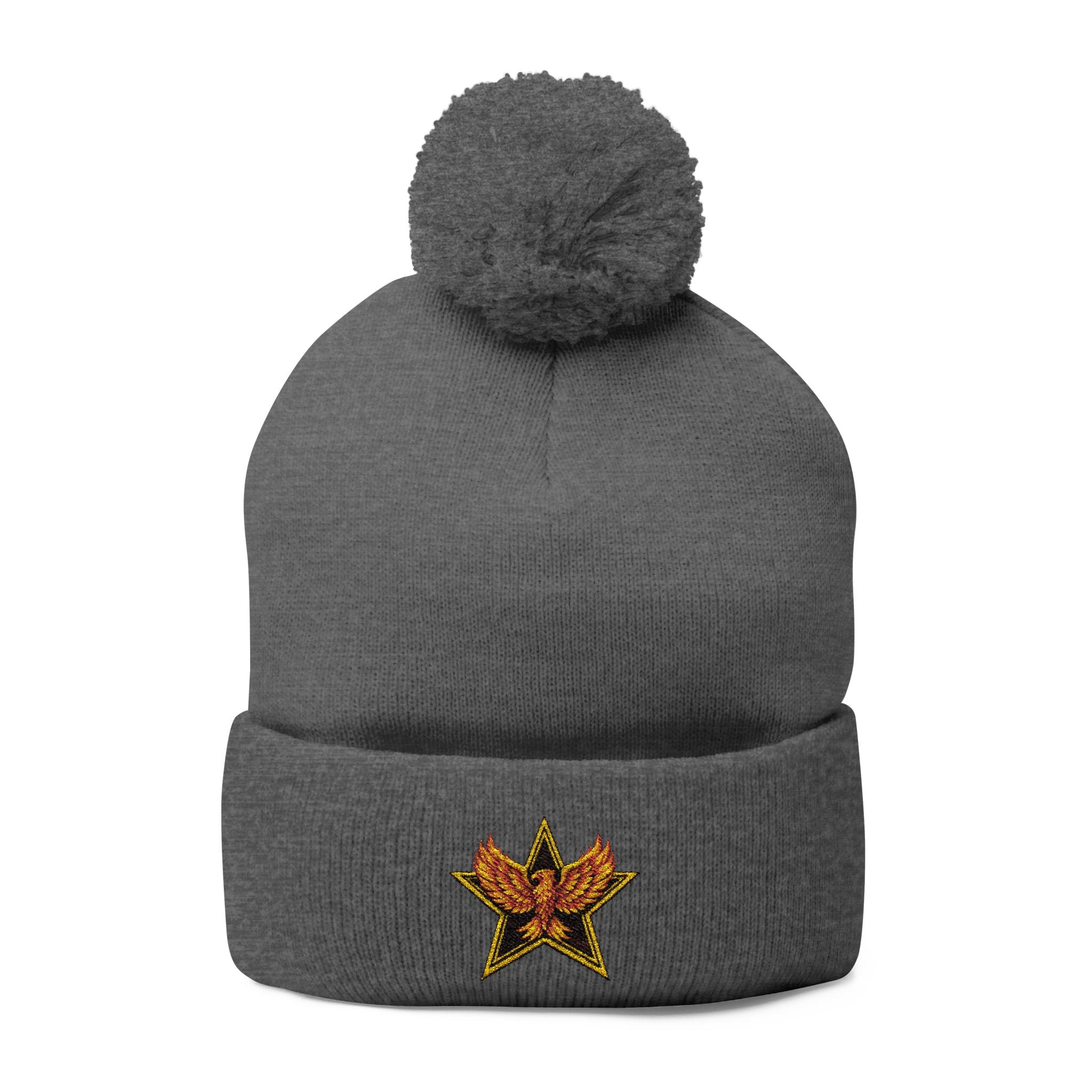 Gold Star Legends Pom-Pom Knit Cap (Embroidery)
