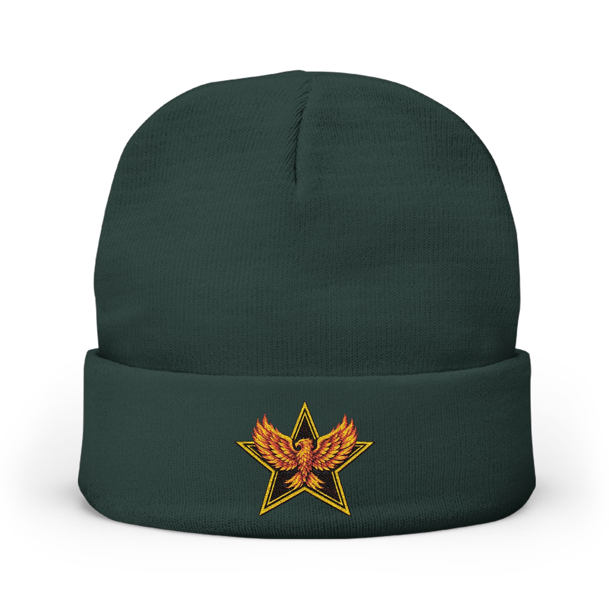 Gold Star Legends Knit Beanie (Embroidery)