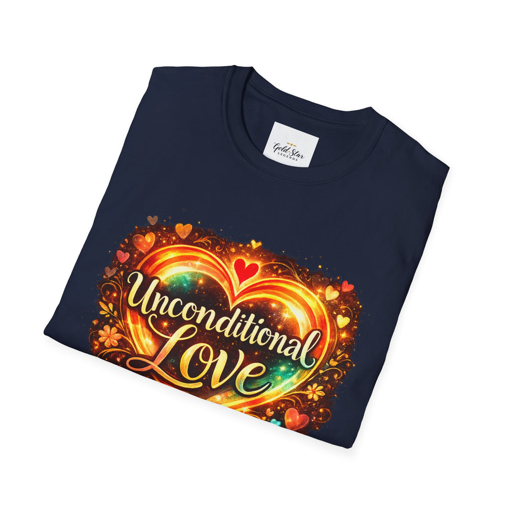 Unconditional Love Women’s T-Shirt — Inspirational Graphic Tee with 'Unconditional love'