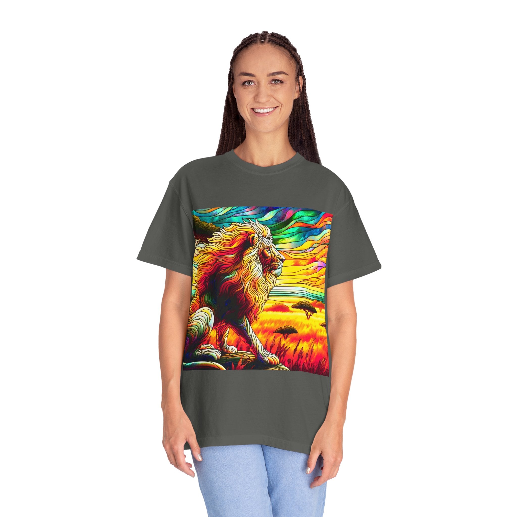 Lion Men's Garment-Dyed T-shirt