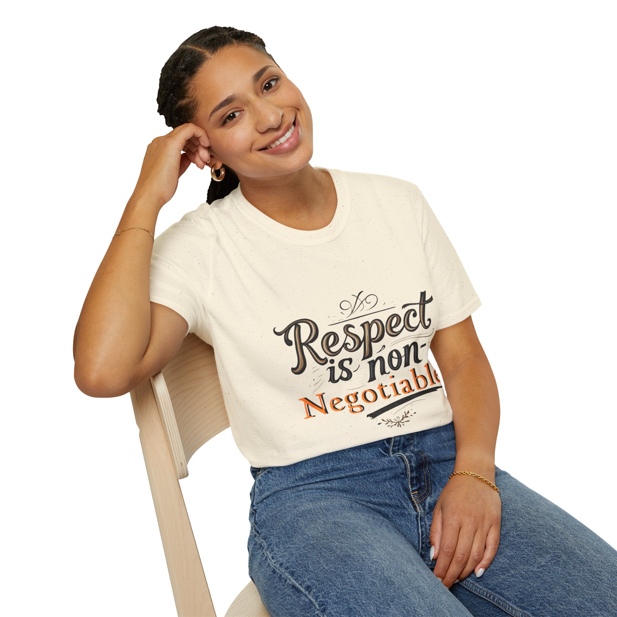 Respect Is Non-Negotiable Women's Soft Style T-Shirt