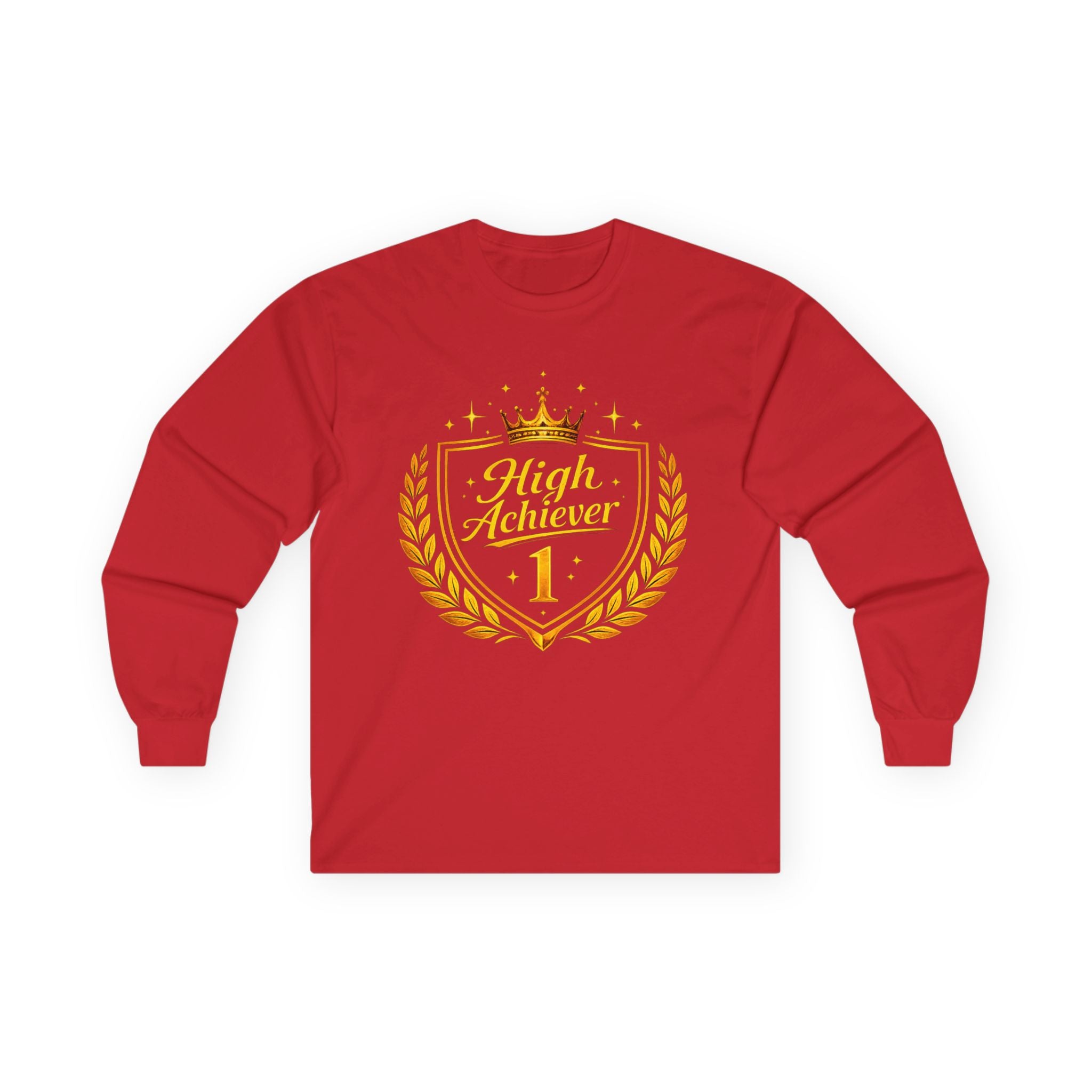 High Achiever shield Women’s Ultra Cotton Long Sleeve Tee