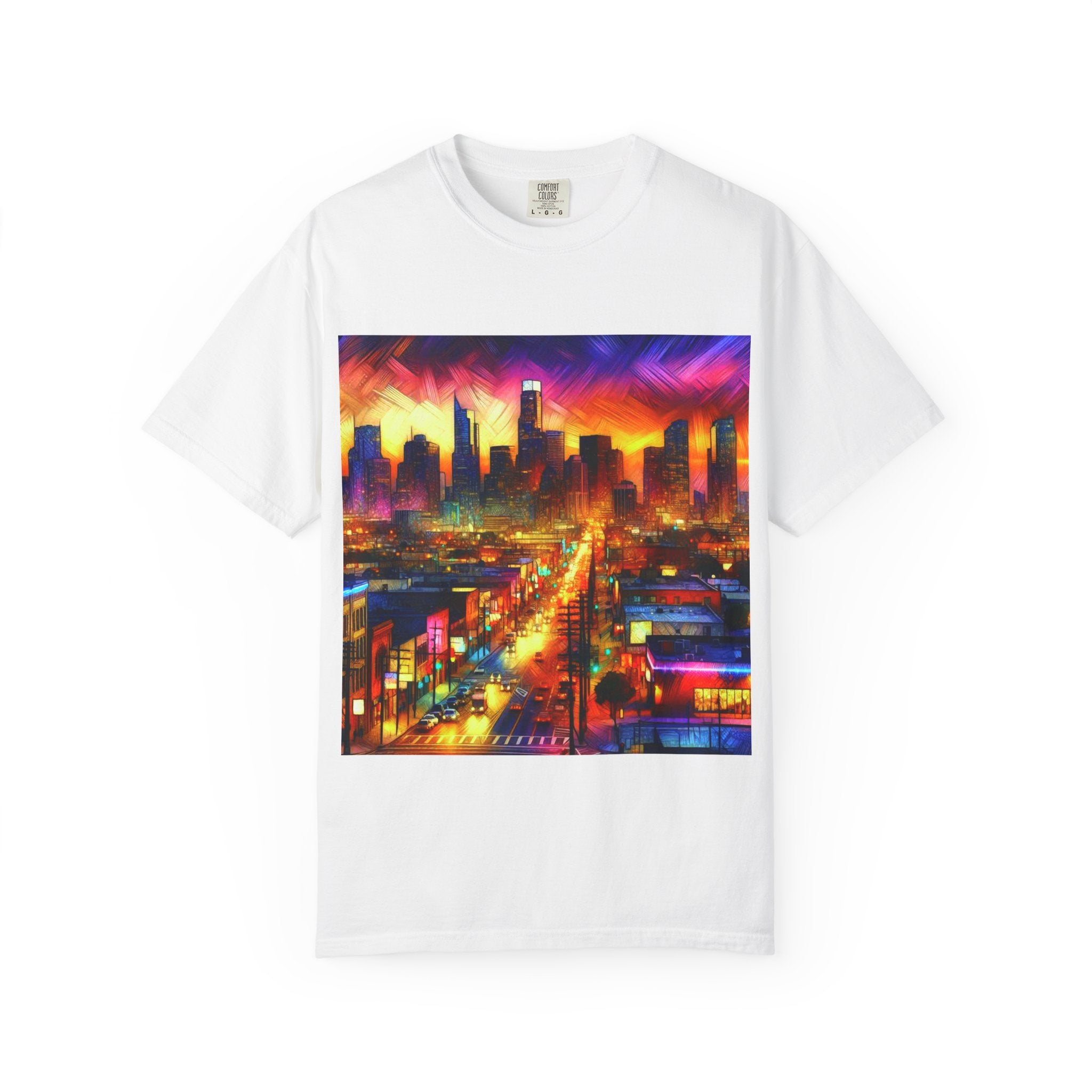 Artsy City Men's Garment-Dyed T-shirt