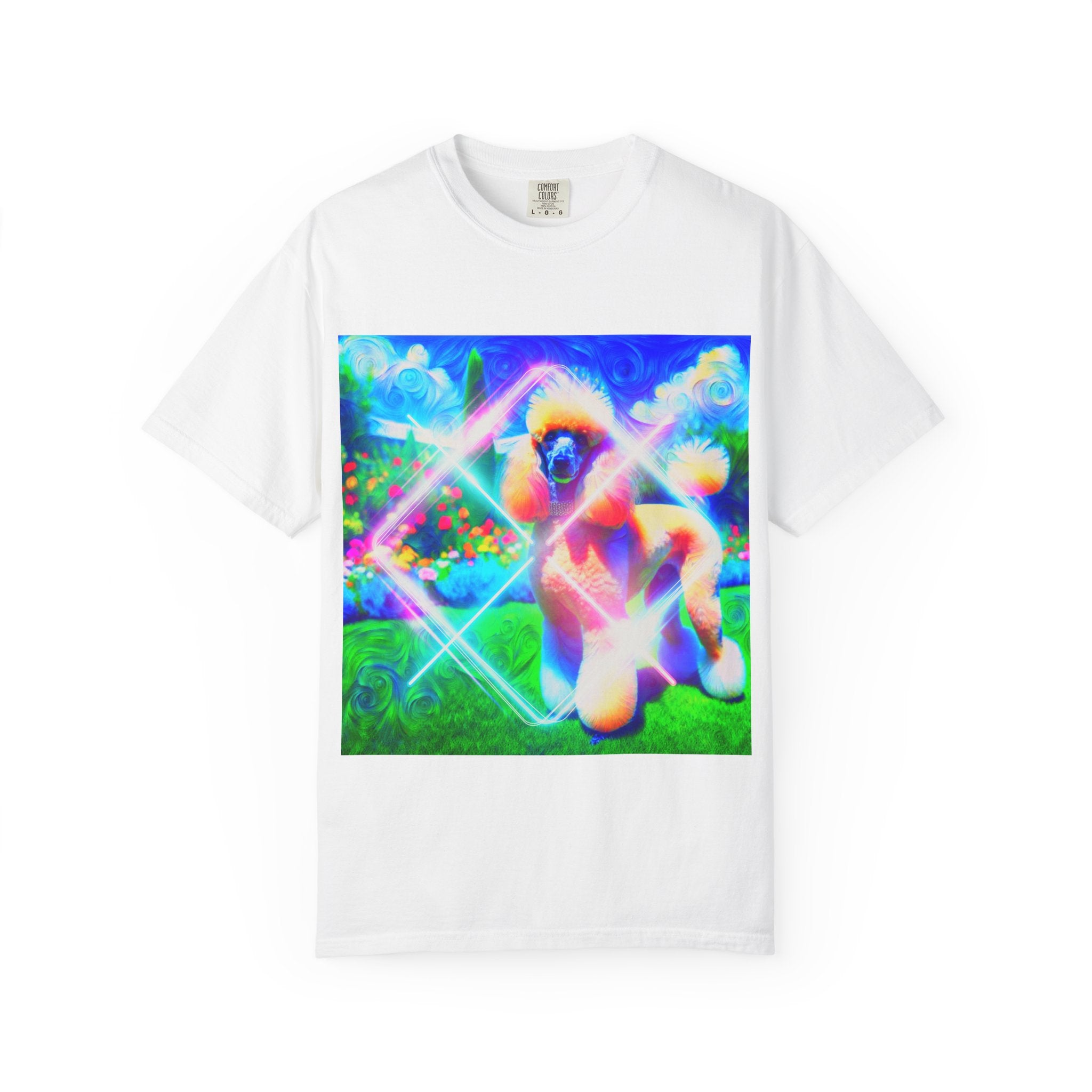 Neon Poodle Men's Garment-Dyed T-shirt Neon poopoooi