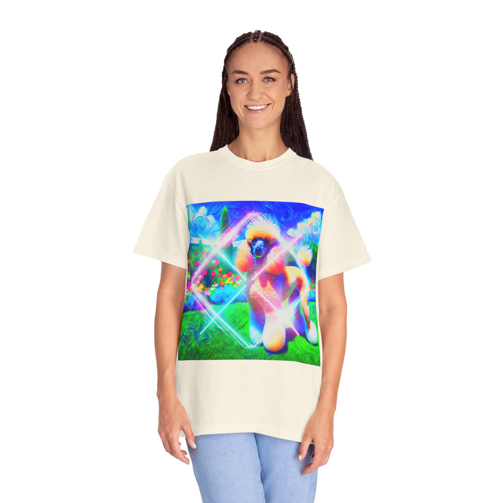 Neon Poodle Men's Garment-Dyed T-shirt Neon poopoooi