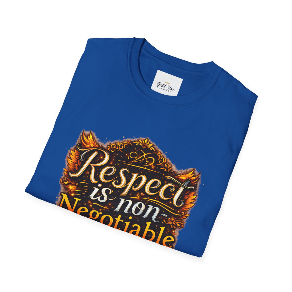 Women’s Softstyle T-Shirt Restpect is Non negotiable