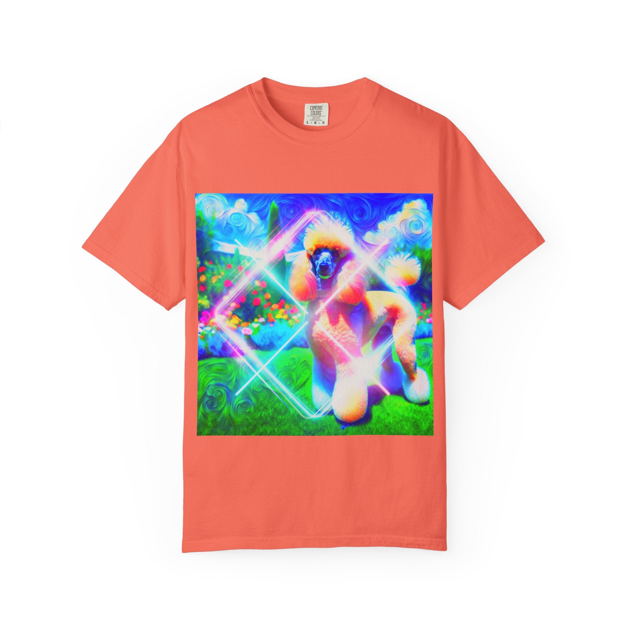 Neon Poodle Men's Garment-Dyed T-shirt Neon poopoooi