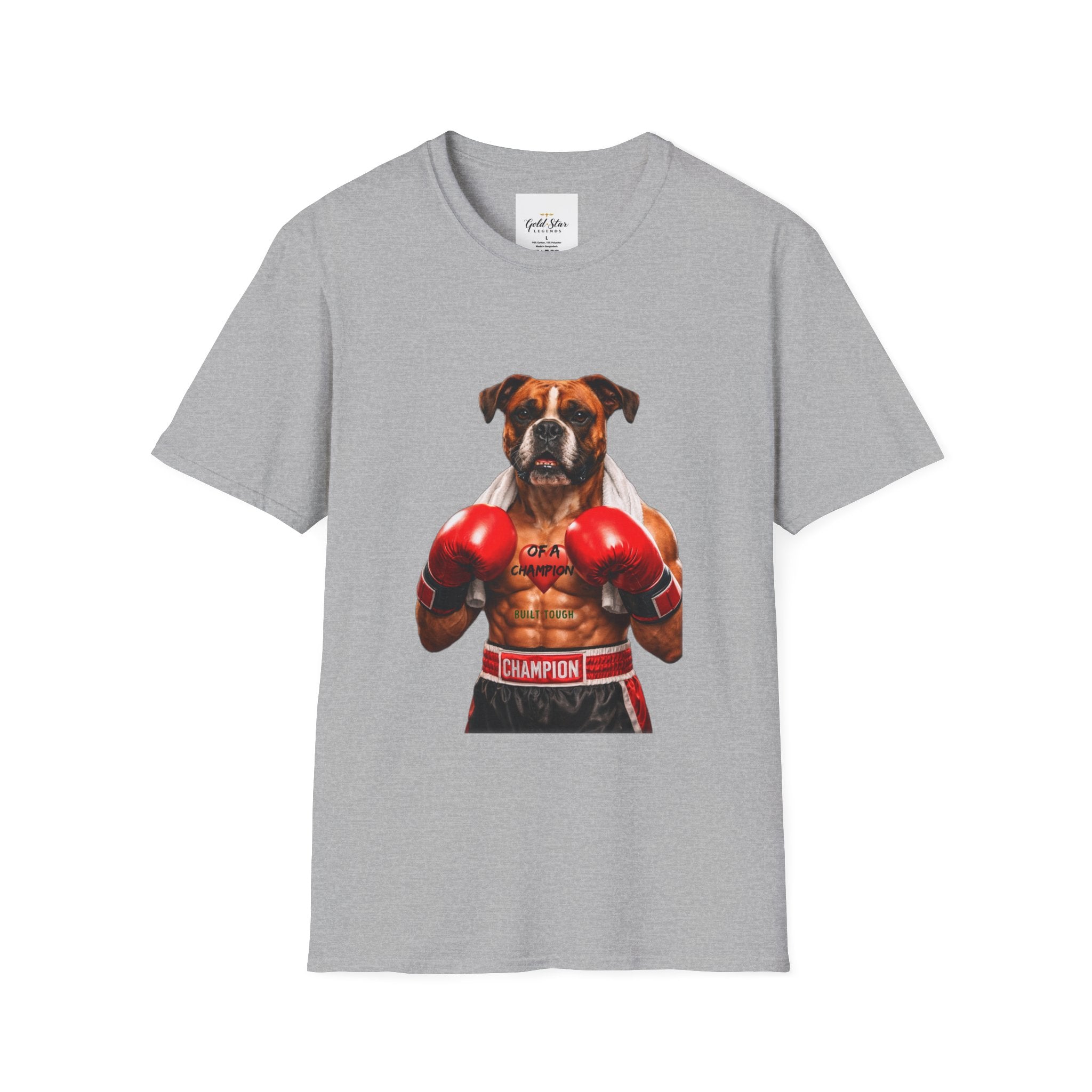 Men’s boxing dog Softstyle T-Shirt