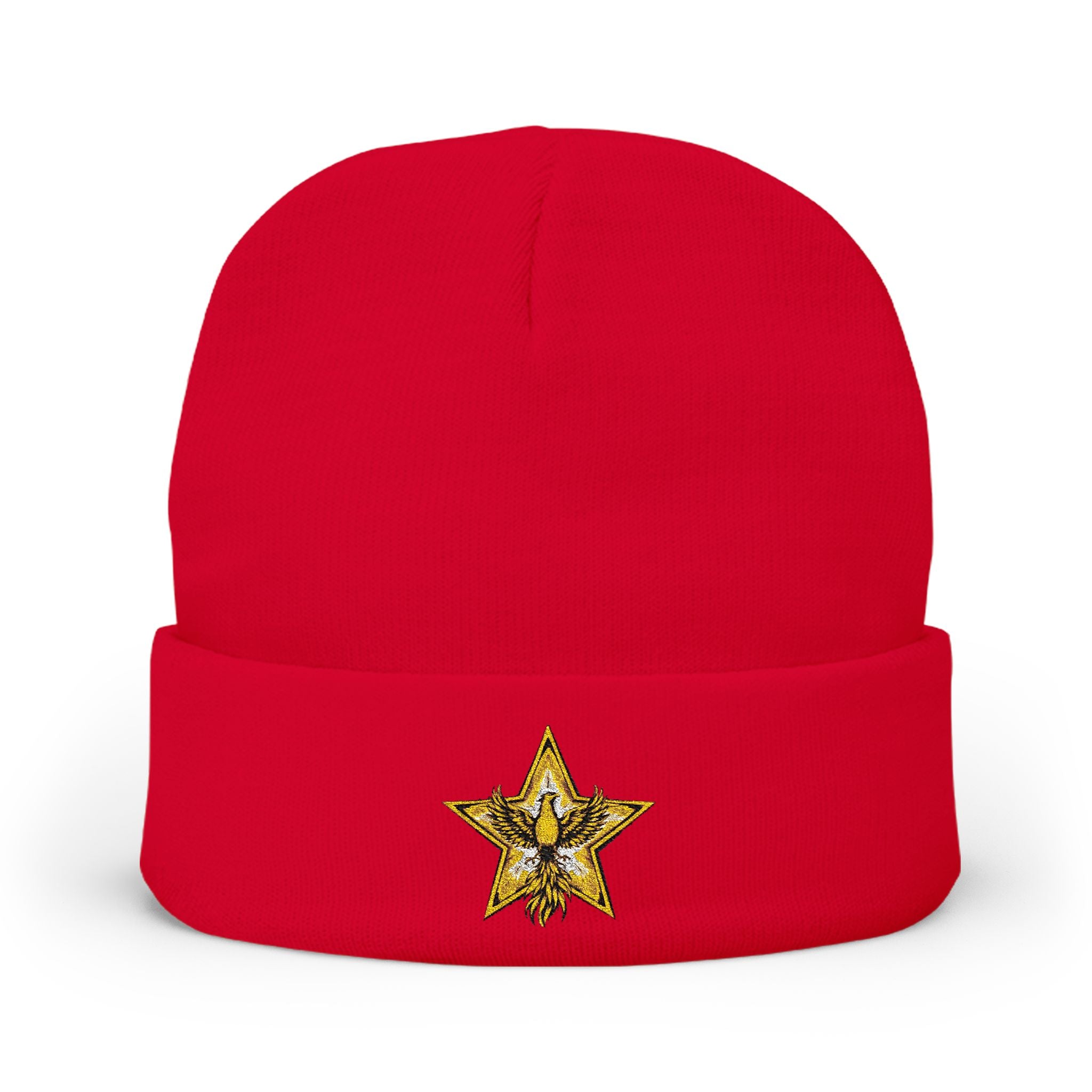 Gold Star Legends Knit Beanie (Embroidery)