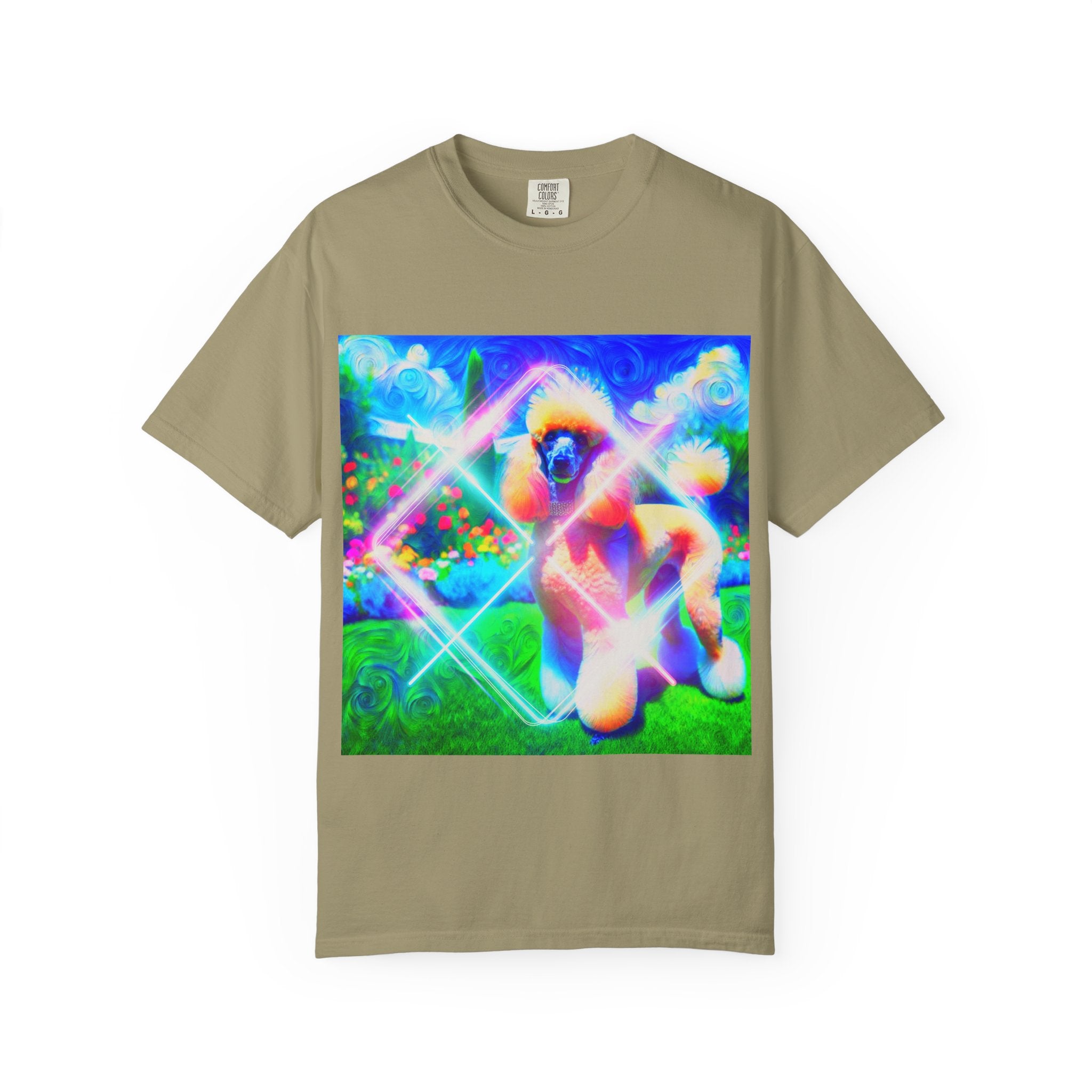 Neon Poodle Men's Garment-Dyed T-shirt Neon poopoooi