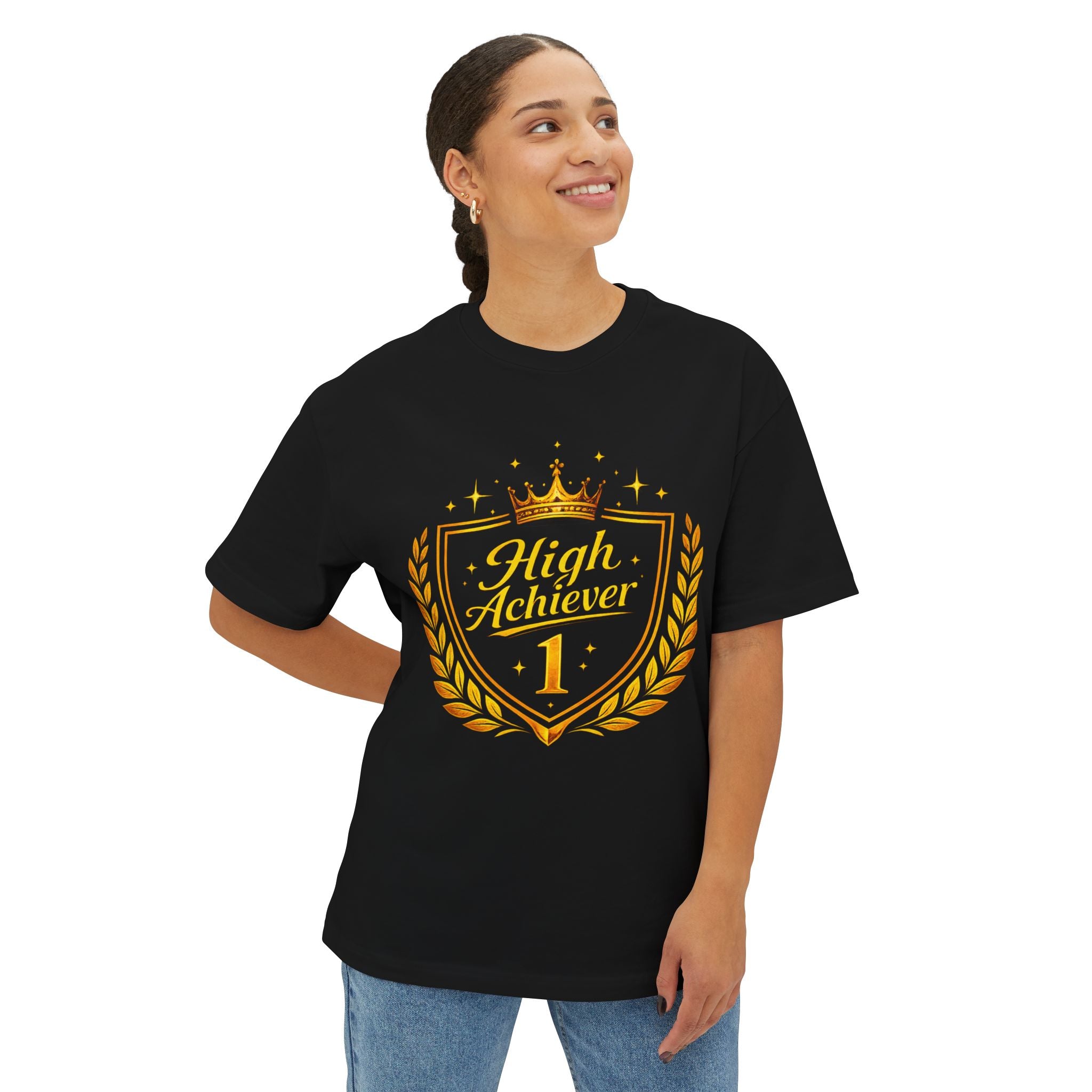 High Achiever Women’s Oversized Boxy Tee
