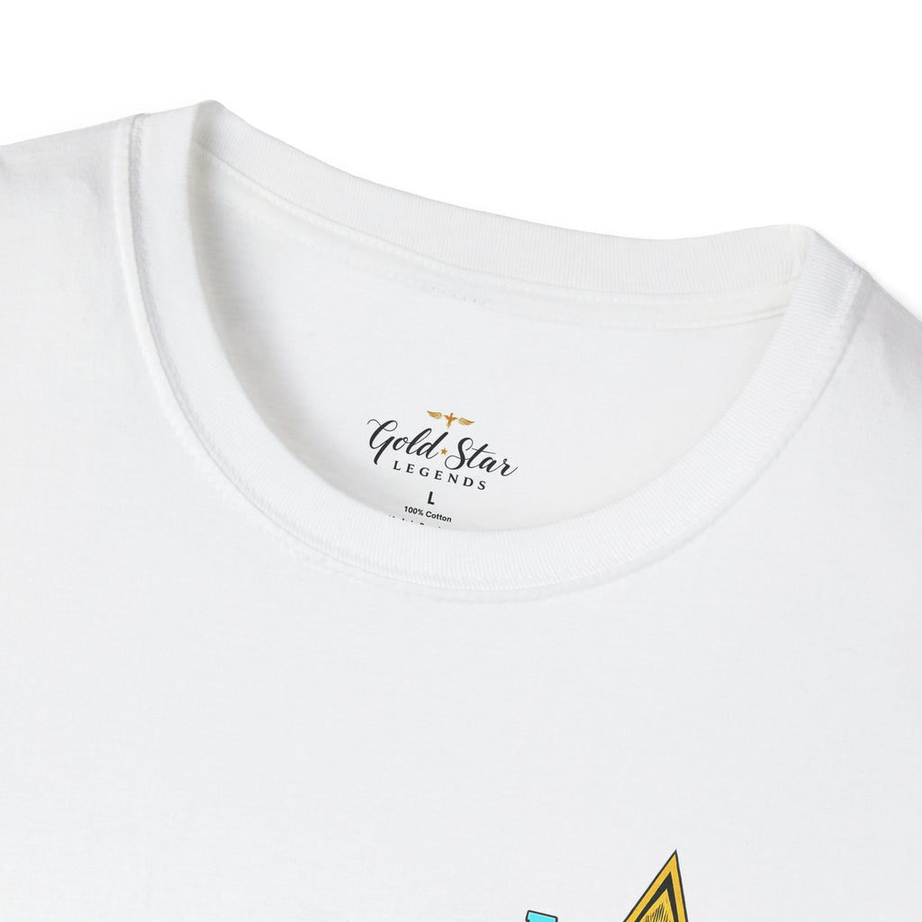 Men’s left chest GSL( Academic Extraordinaire) Soft style T-Shirt