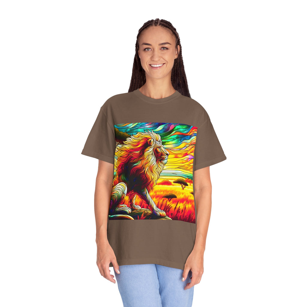 Lion Men's Garment-Dyed T-shirt