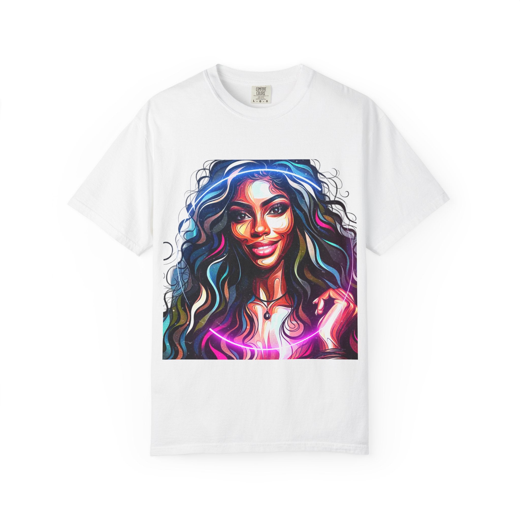 Beautiful Woman Men's Garment-Dyed T-shirt