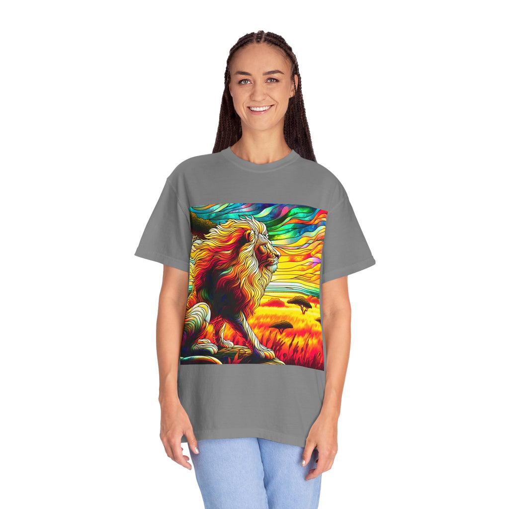 Lion Men's Garment-Dyed T-shirt
