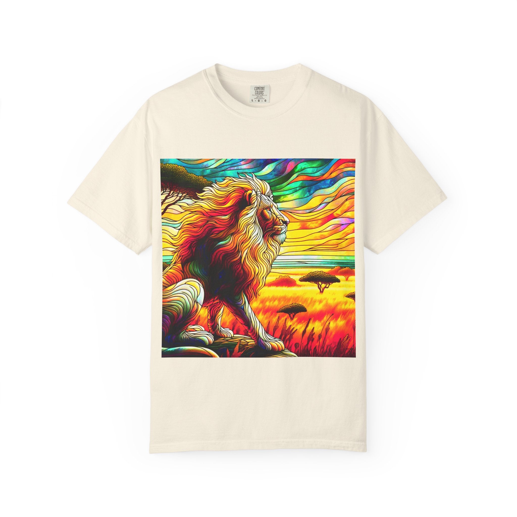 Lion Men's Garment-Dyed T-shirt
