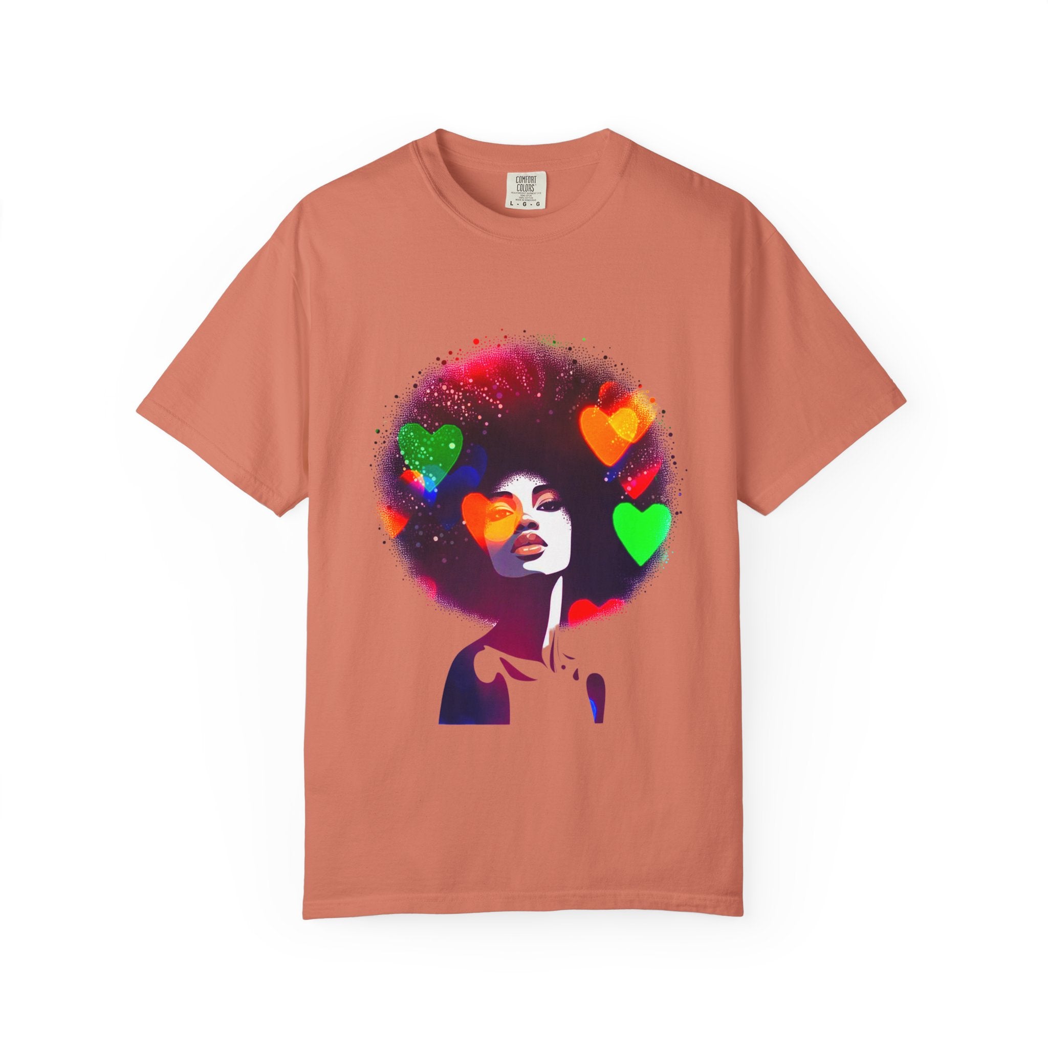 Afrocentric Women Men's Garment-Dyed T-shirt